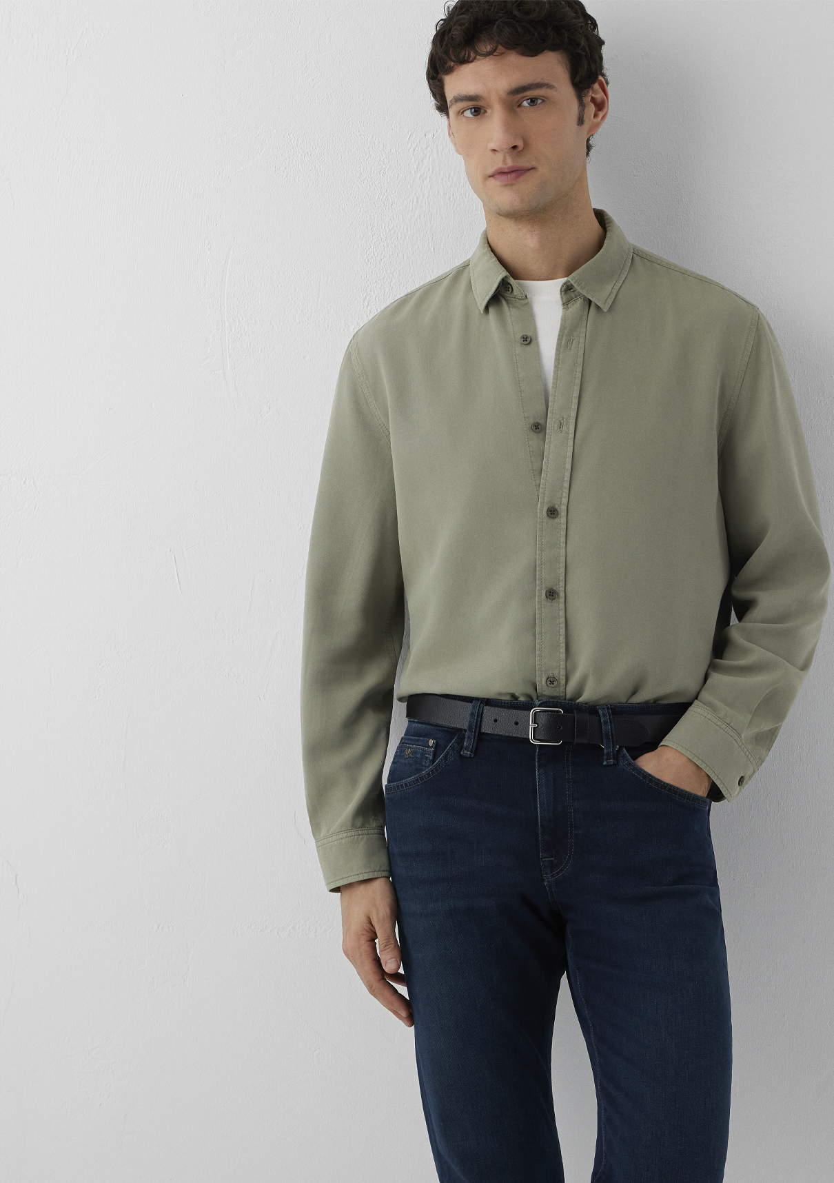 Mavi (Tencel™) Lyocell Yeşil Gömlek