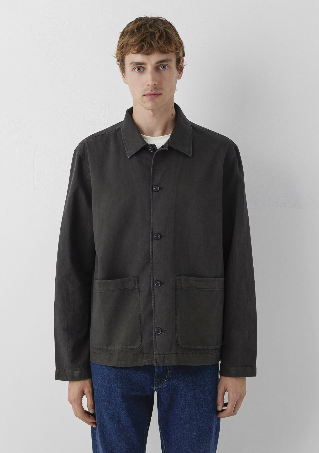 Mavi (Tencel™) Lyocell Karışımlı Kahverengi Gömlek görsel 3