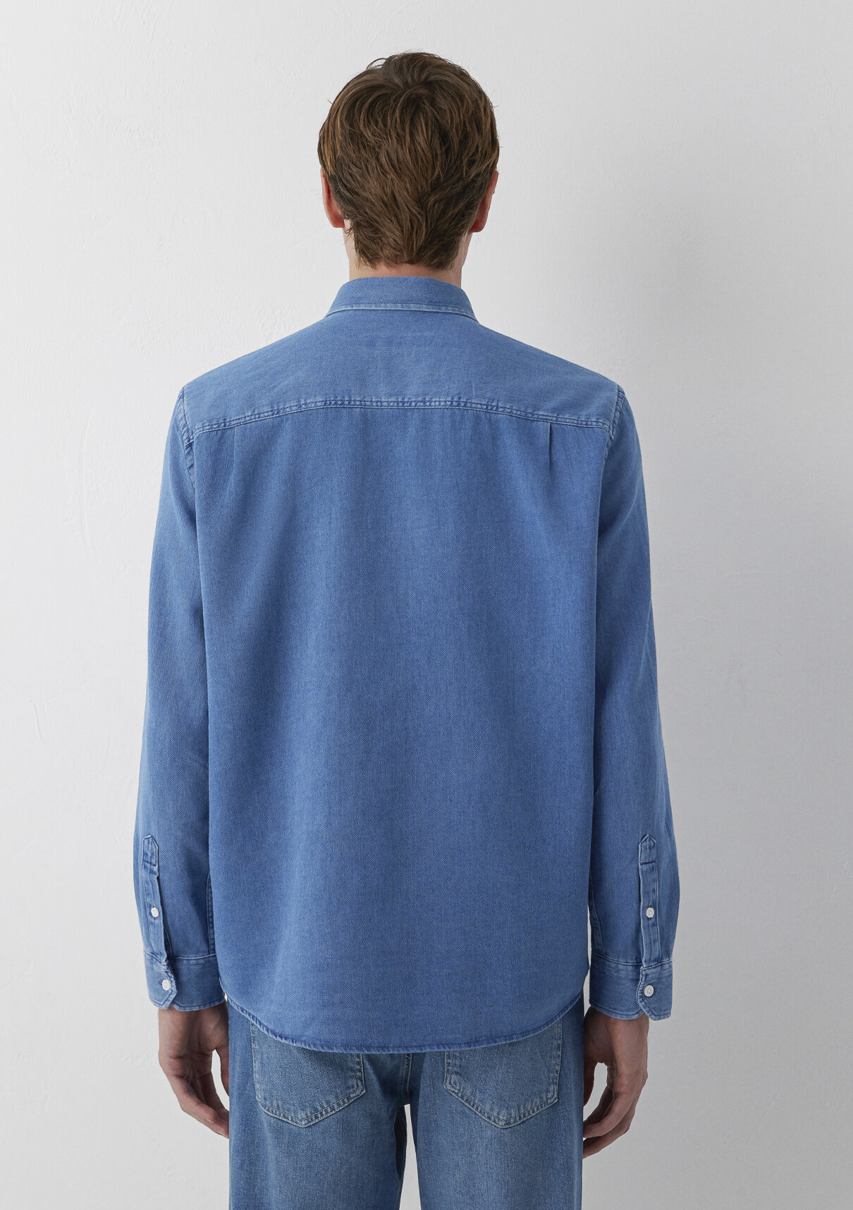 Mavi Cepli Mavi Denim Gömlek görsel 5