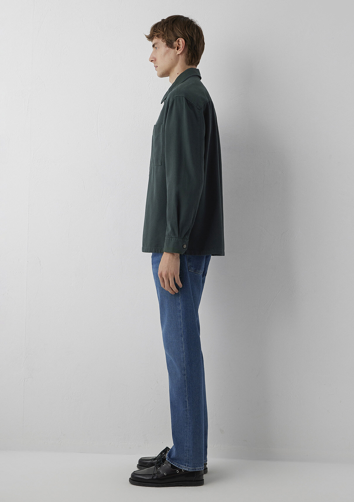 Mavi (Tencel™) Lyocell Karışımlı Yeşil Gömlek görsel 4