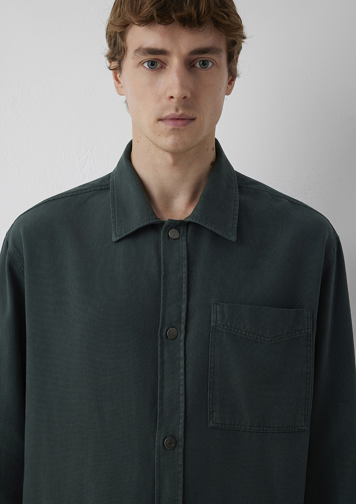 Mavi (Tencel™) Lyocell Karışımlı Yeşil Gömlek görsel 6