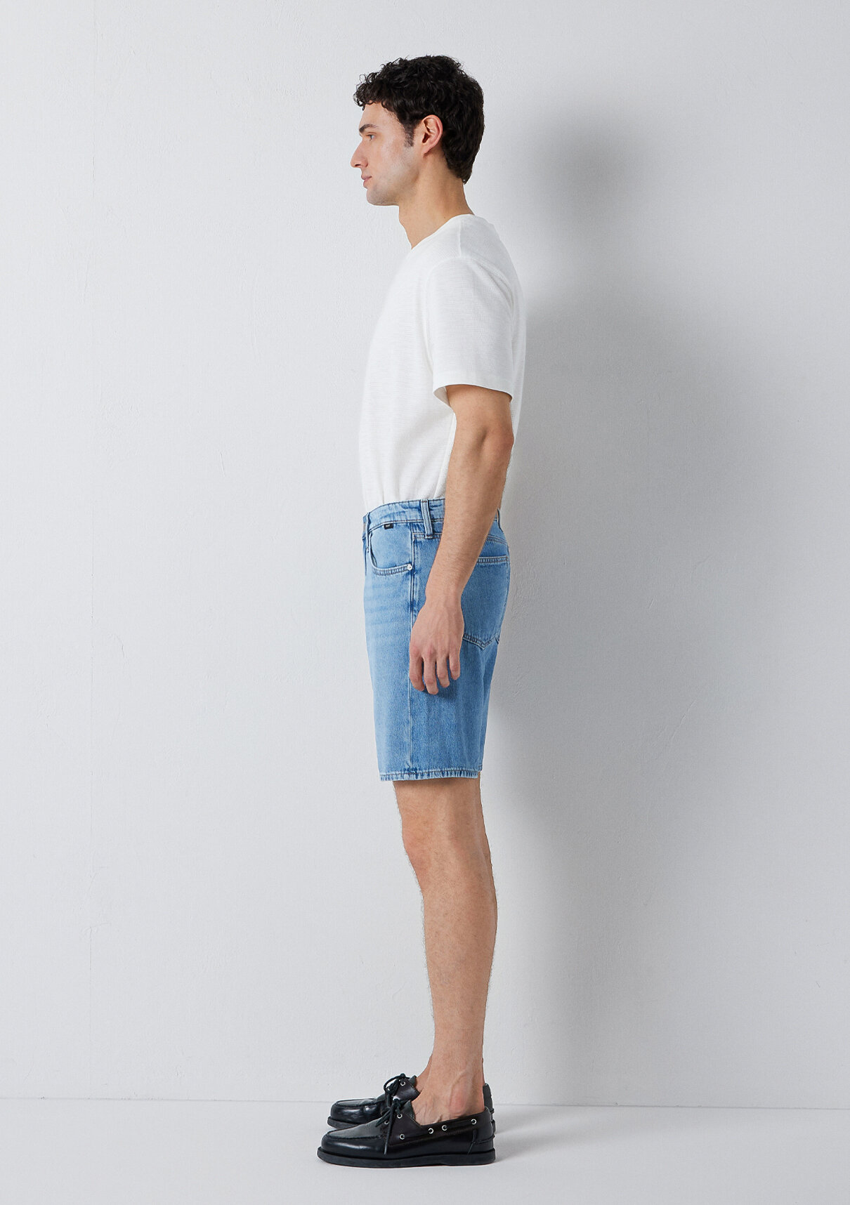 Mavi Willis 90lar Indigo Mavisi Denim Jean Şort görsel 4