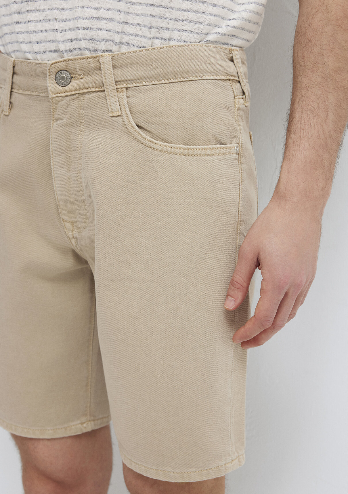 Mavi Willis Street Puslu Bej Denim Jean Şort görsel 6