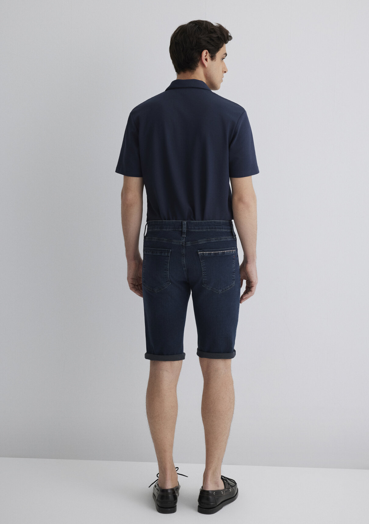 Mavi Nicholas Mavi Premium Gece Mavisi Jean Şort görsel 4