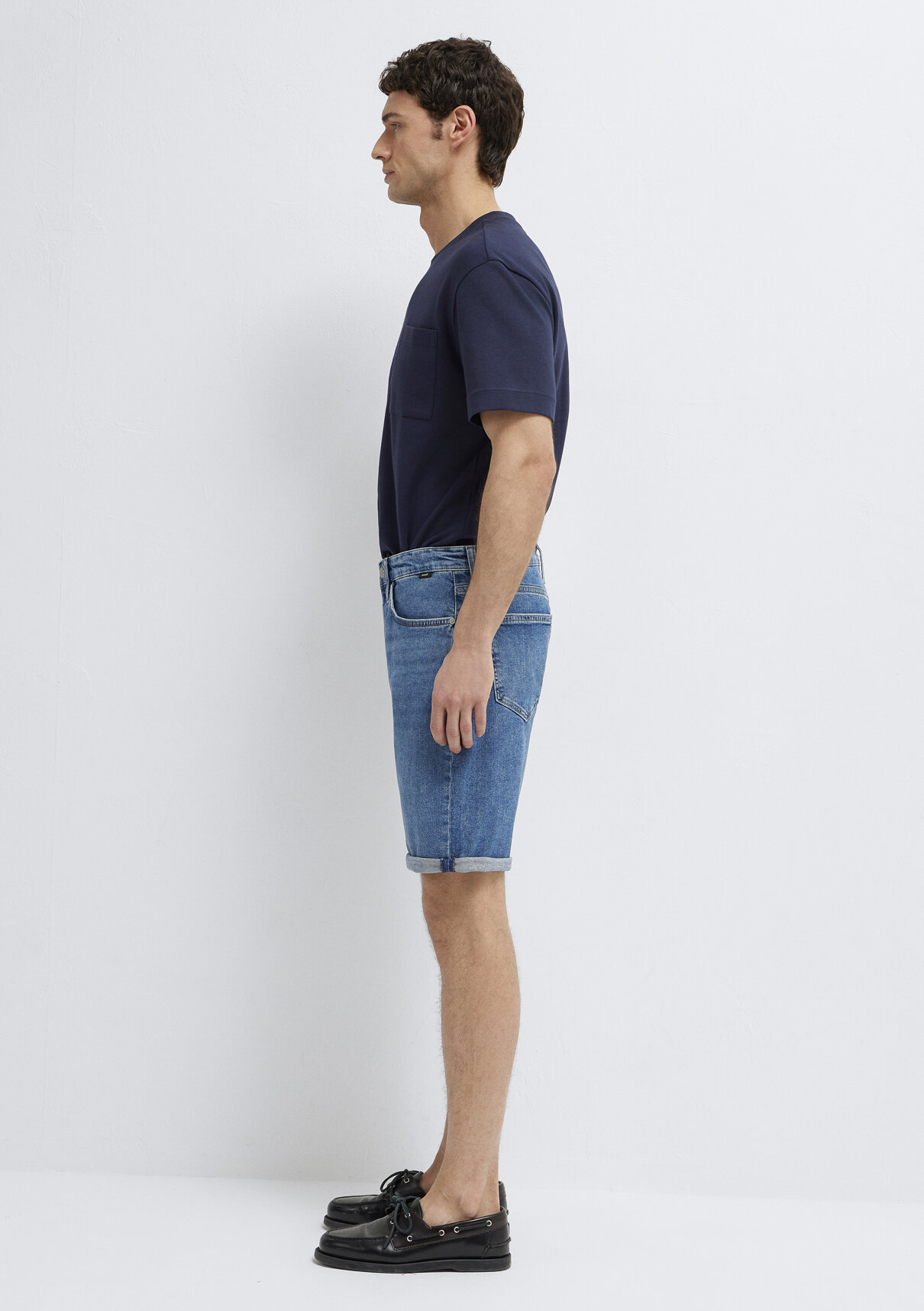 Mavi Brian Street Indigo Mavisi Jean Şort görsel 5