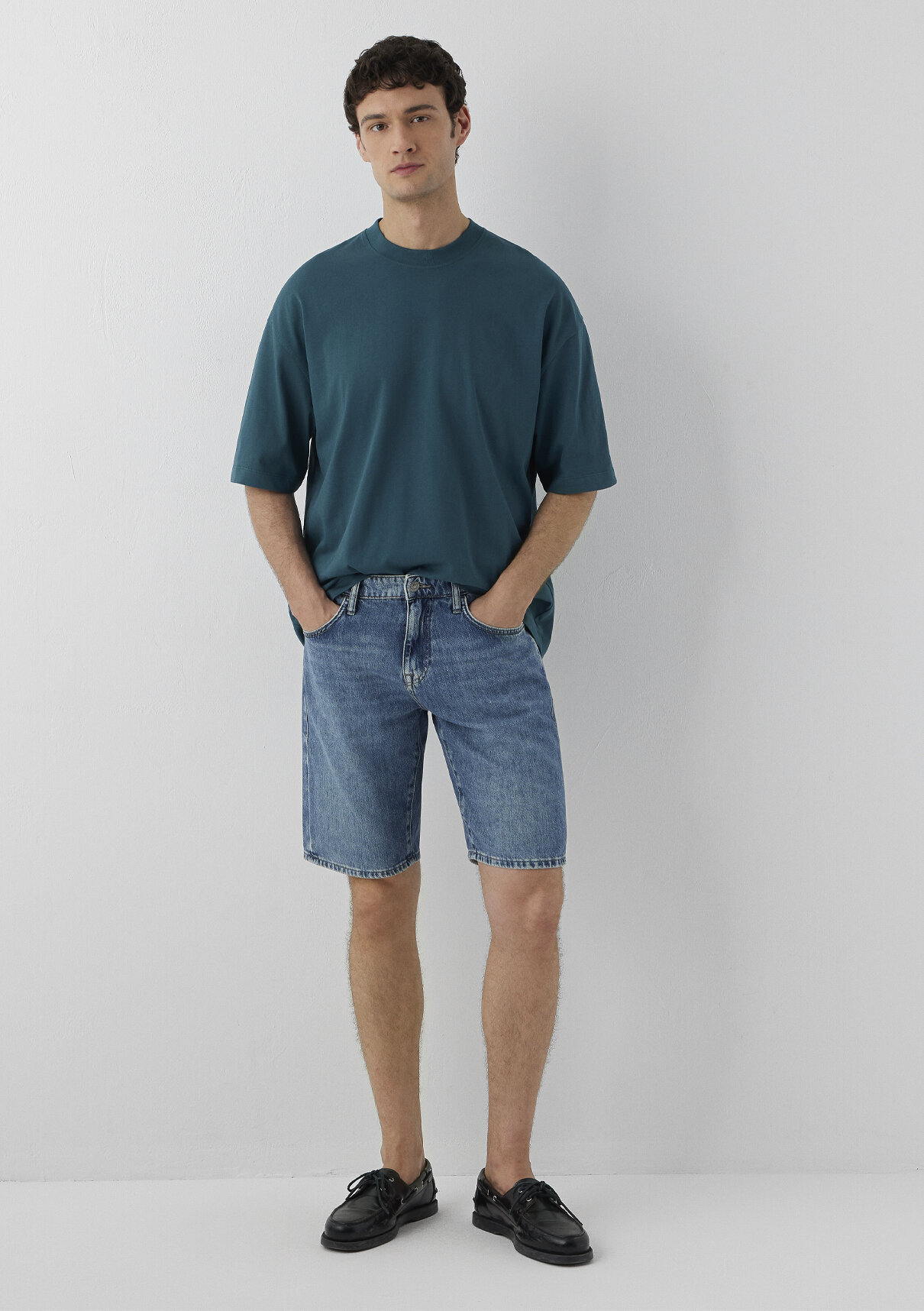 Mavi LISBON SHORT Street Puslu Indigo Mavisi Jean Şort