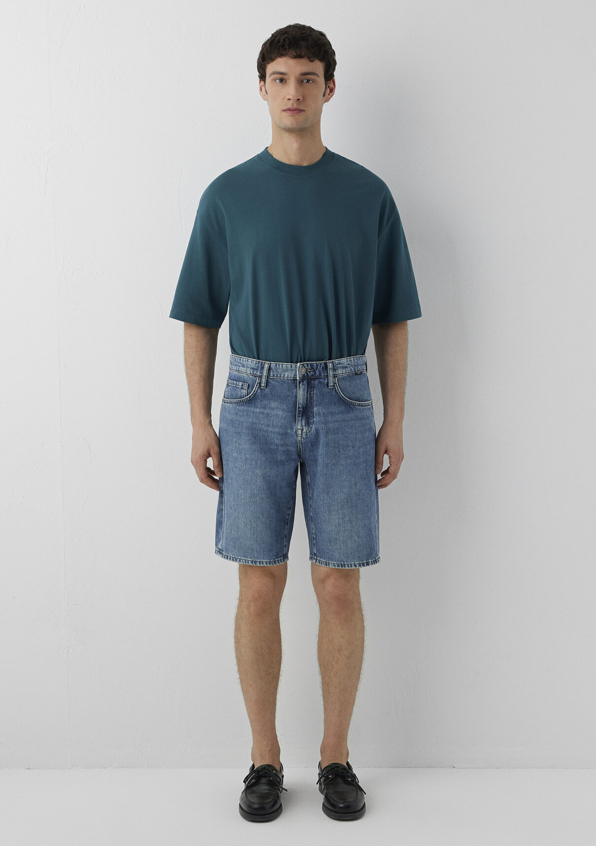Mavi LISBON SHORT Street Puslu Indigo Mavisi Jean Şort görsel 3