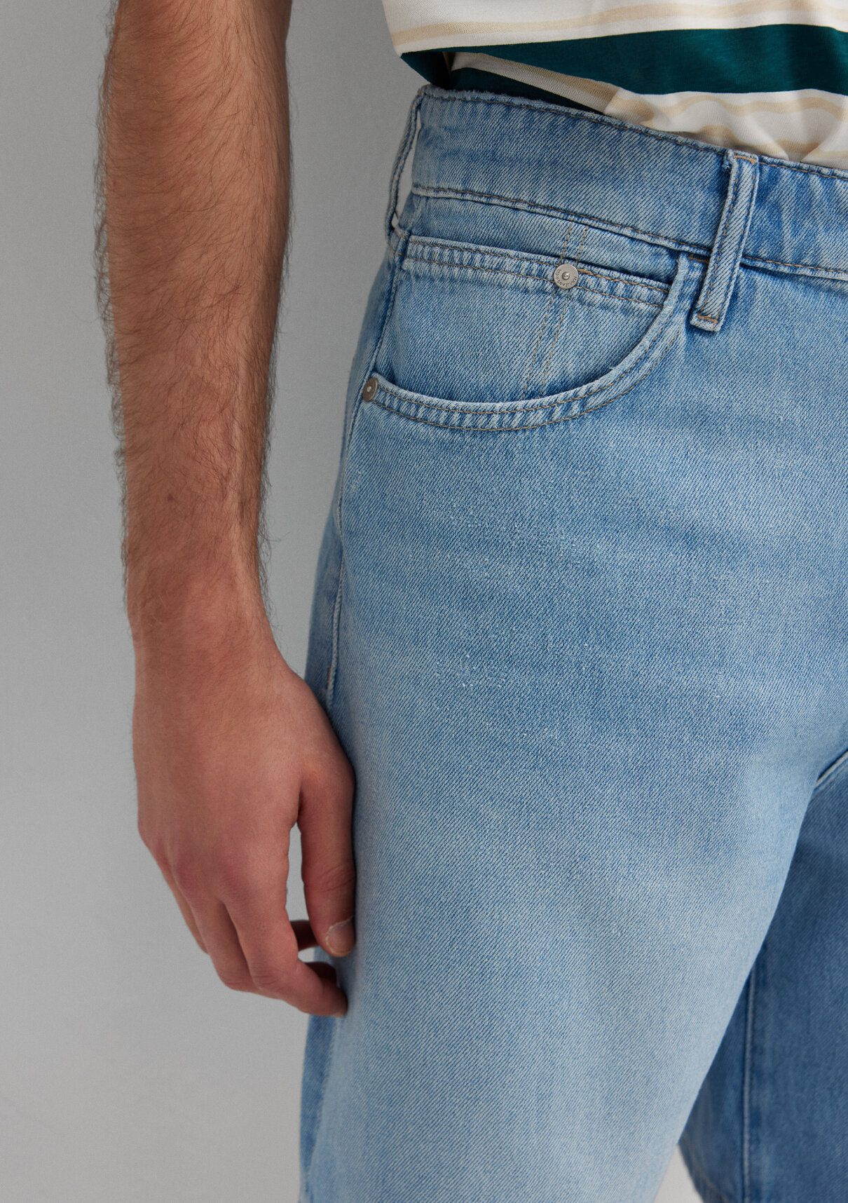 Mavi TORONTO SHORT Street Açık Mavi Jean Şort görsel 7