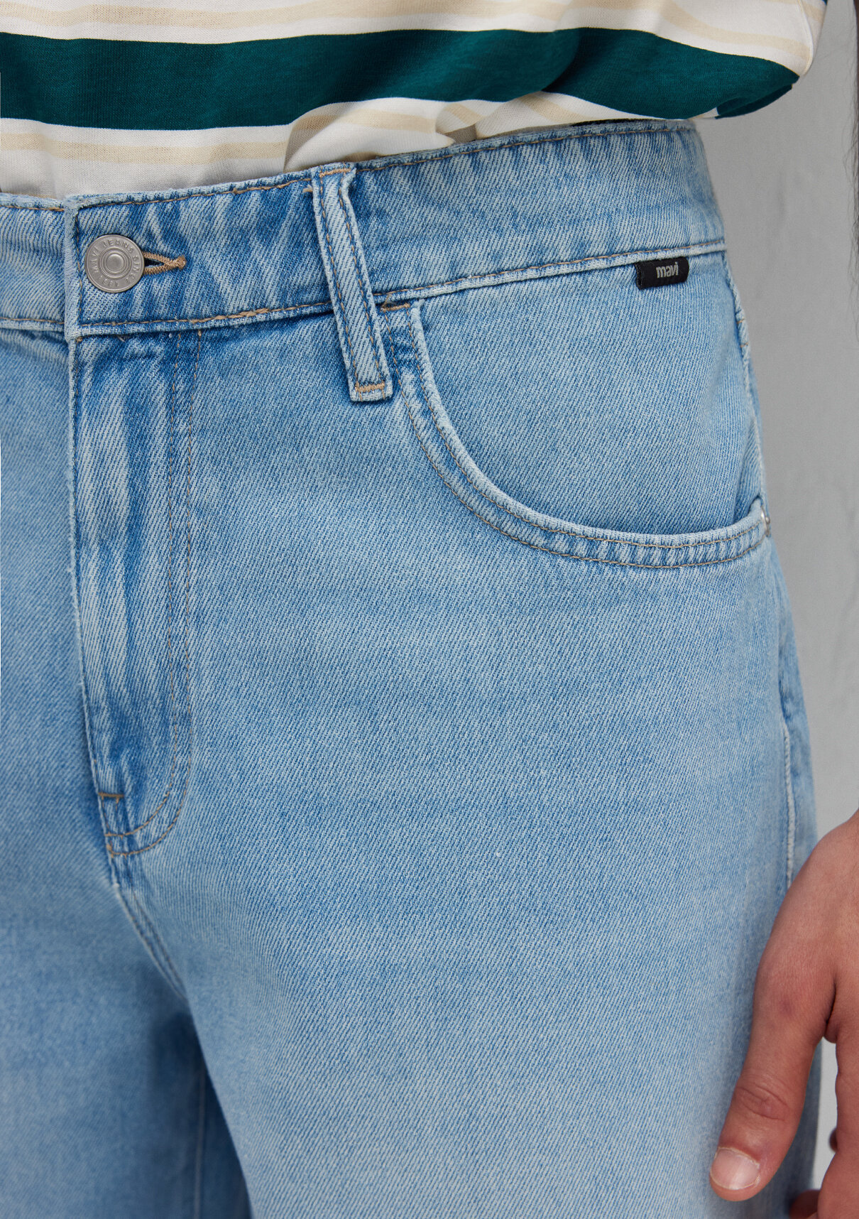 Mavi TORONTO SHORT Street Açık Mavi Jean Şort görsel 8
