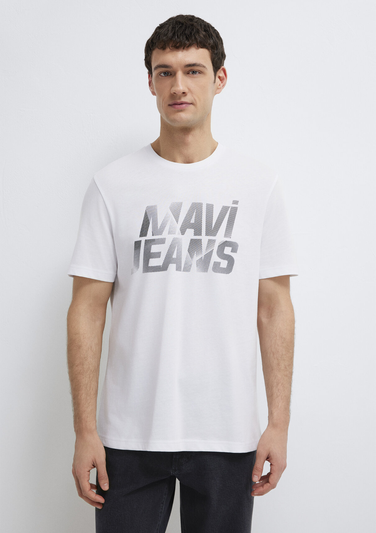 Mavi Jeans Baskılı Beyaz Tişört görsel 3