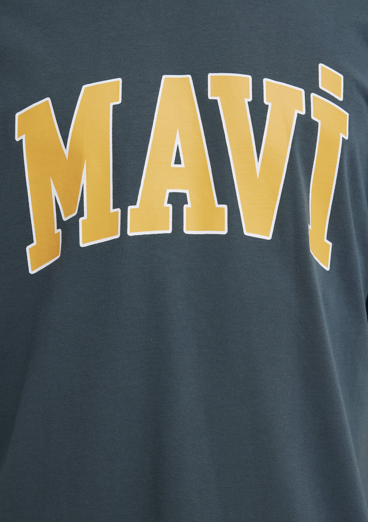 Mavi Logo Baskılı Yeşil Tişört görsel 8