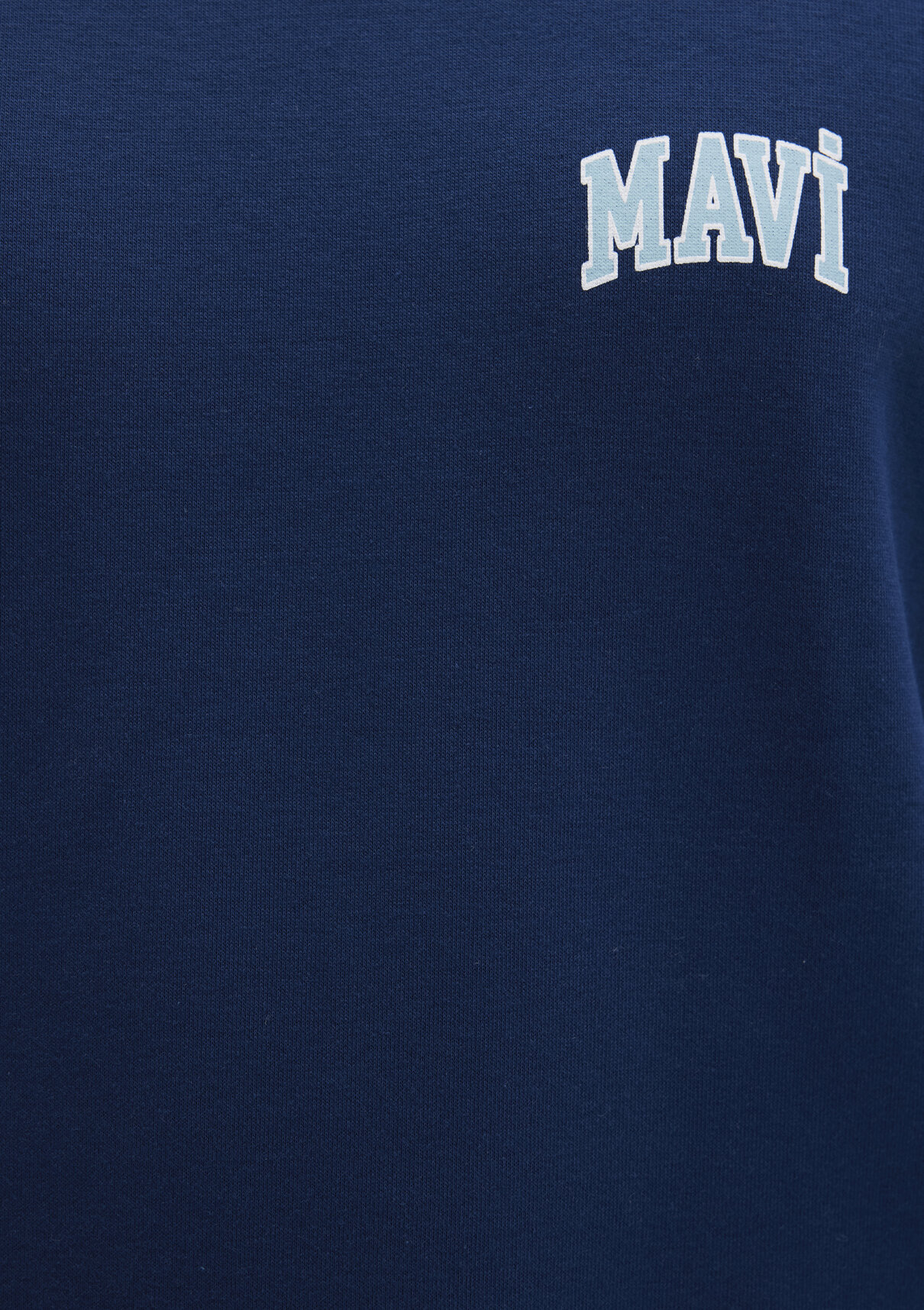 Mavi Logo Baskılı Mavi Sweatshirt görsel 8