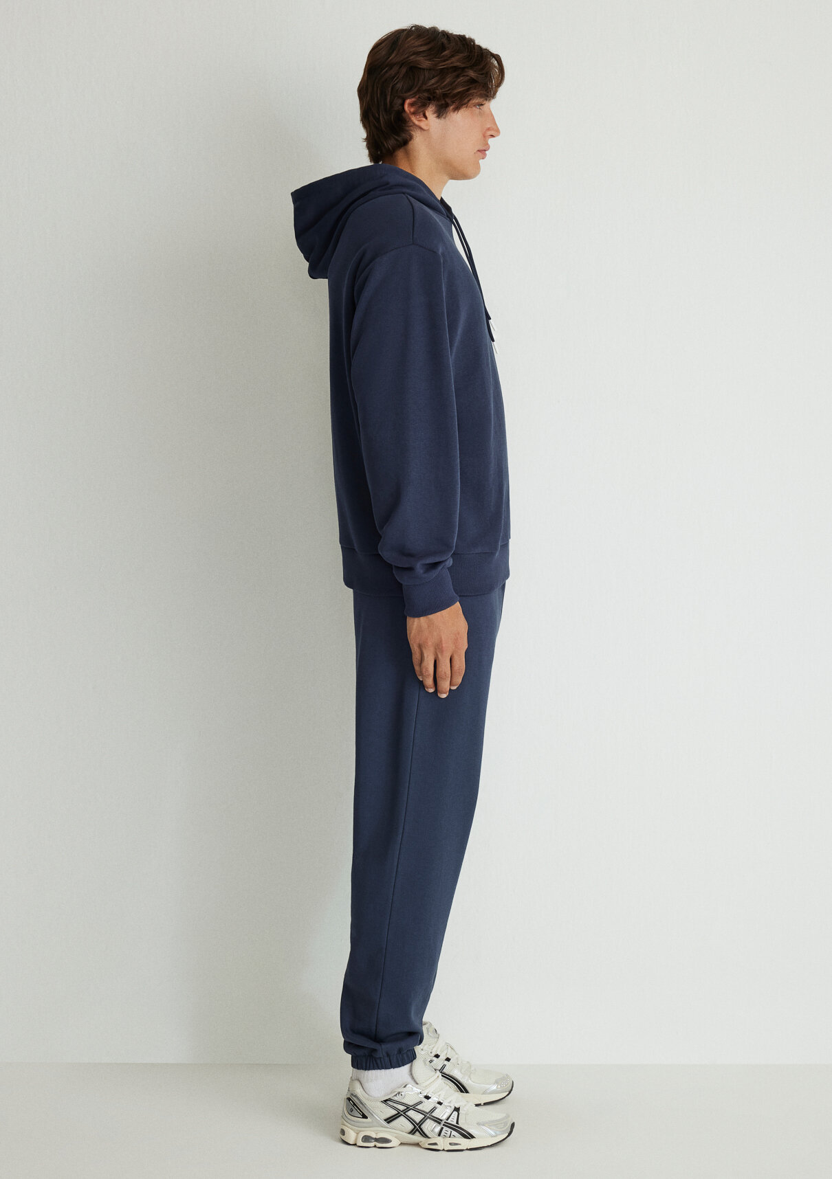 Mavi MVJNS Logo Baskılı Kapüşonlu Lacivert Sweatshirt görsel 3