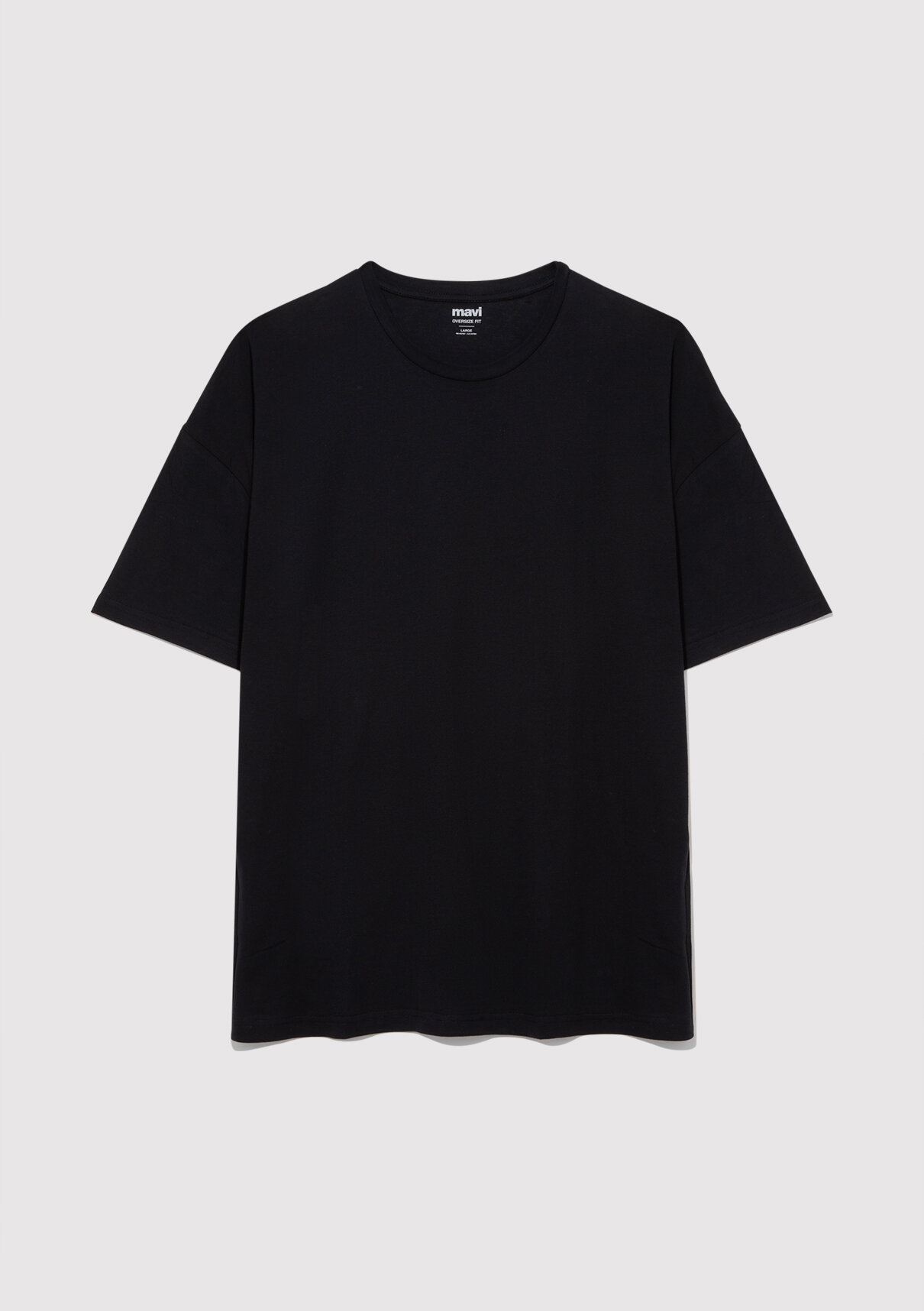 Mavi 2li Oversize Basic Tişört görsel 5
