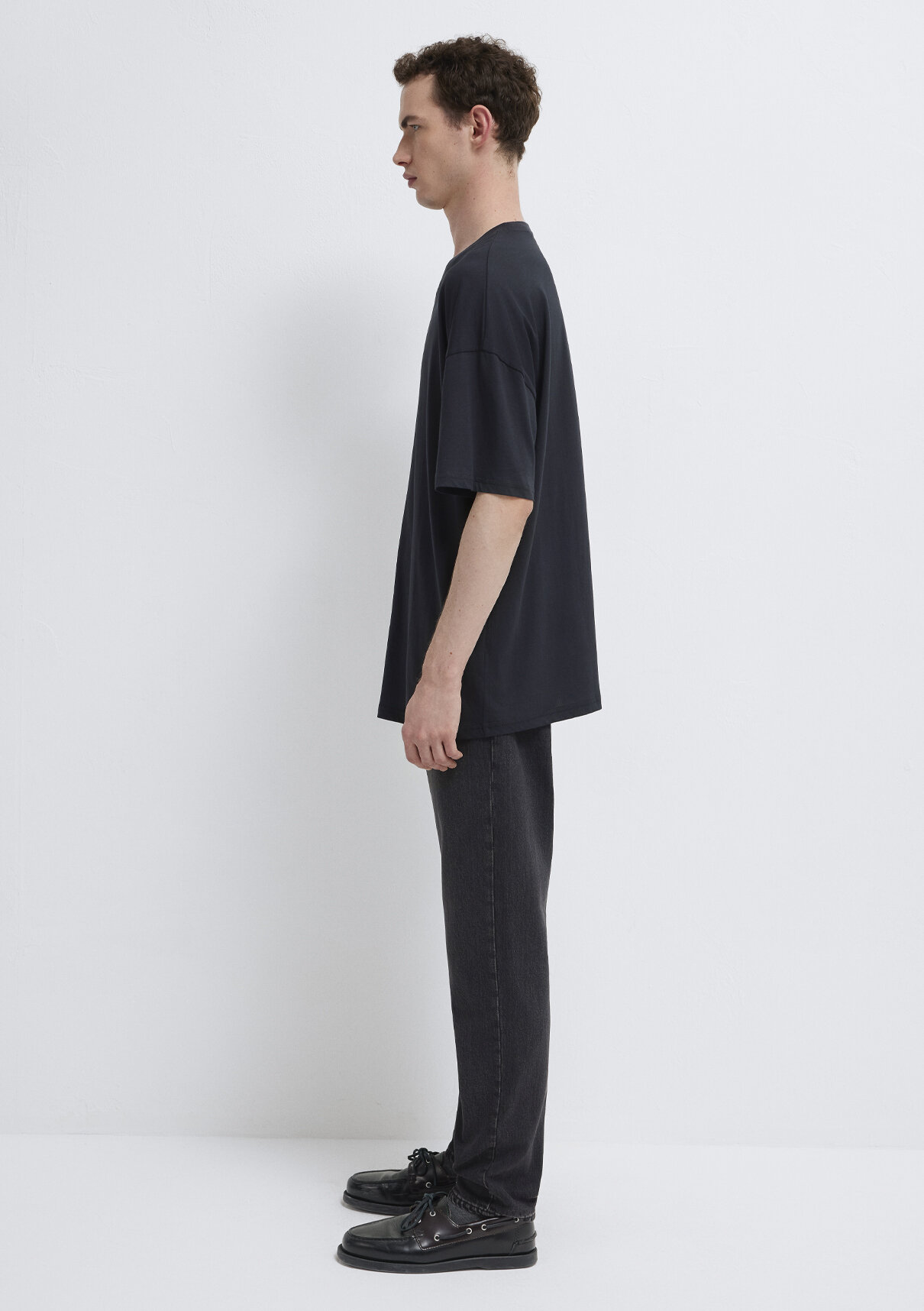 Mavi 2li Oversize Basic Tişört görsel 8