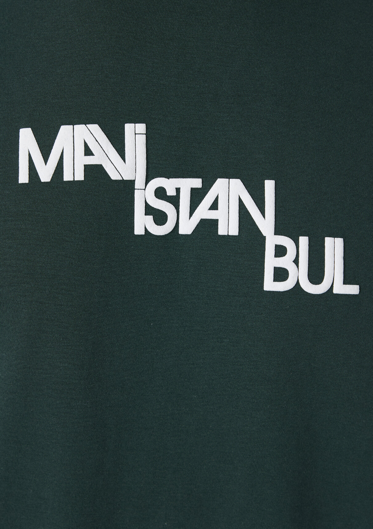 Mavi İstanbul Baskılı Yeşil Tişört görsel 7