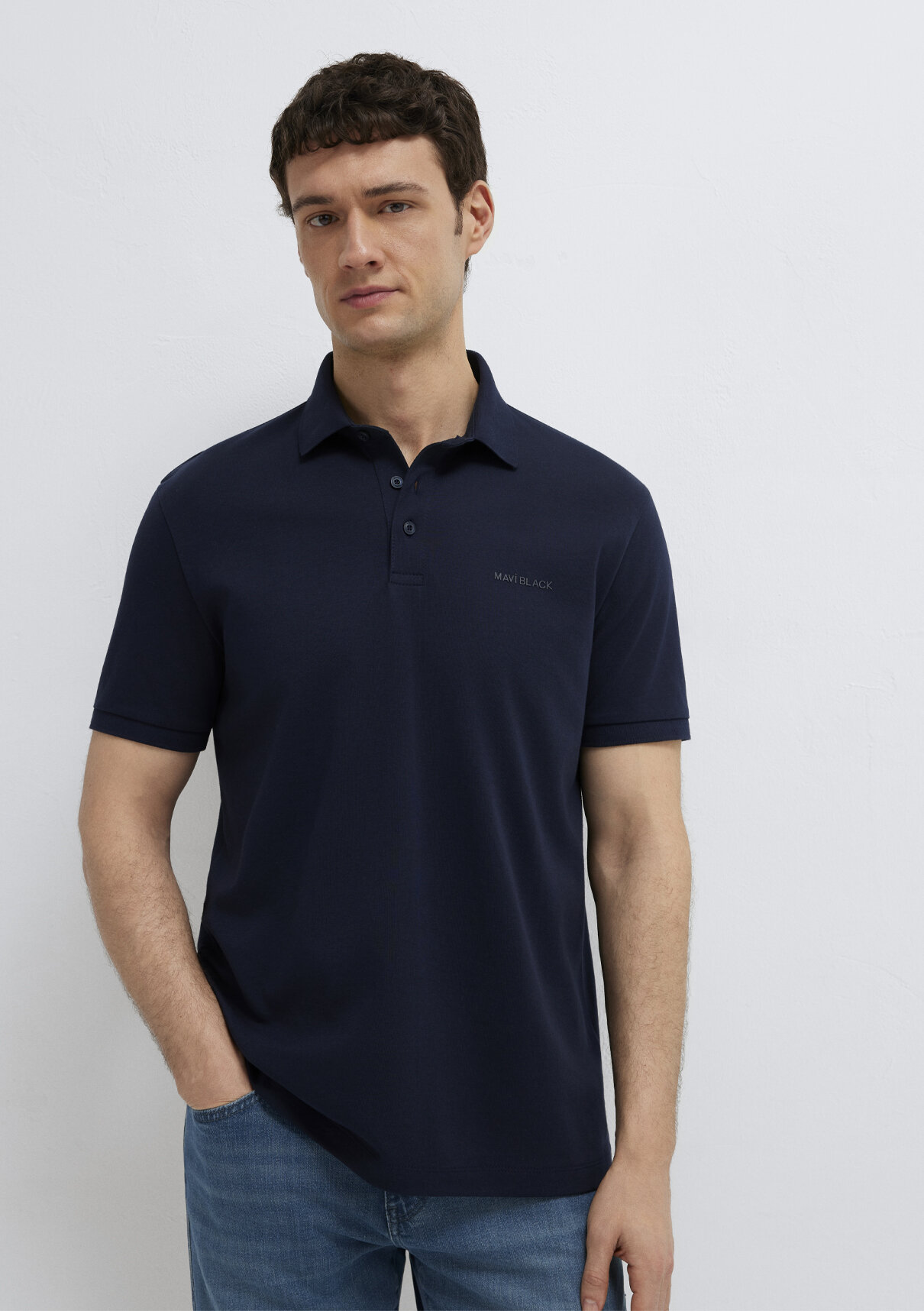 Mavi Black Lacivert Polo Tişört