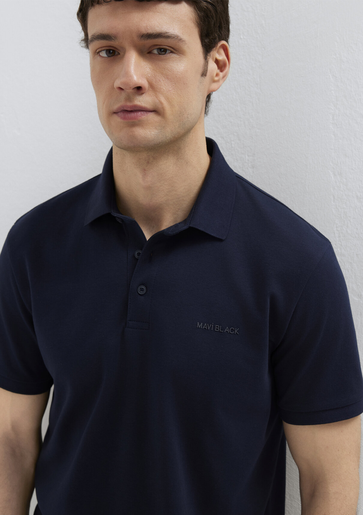 Mavi Black Lacivert Polo Tişört görsel 2