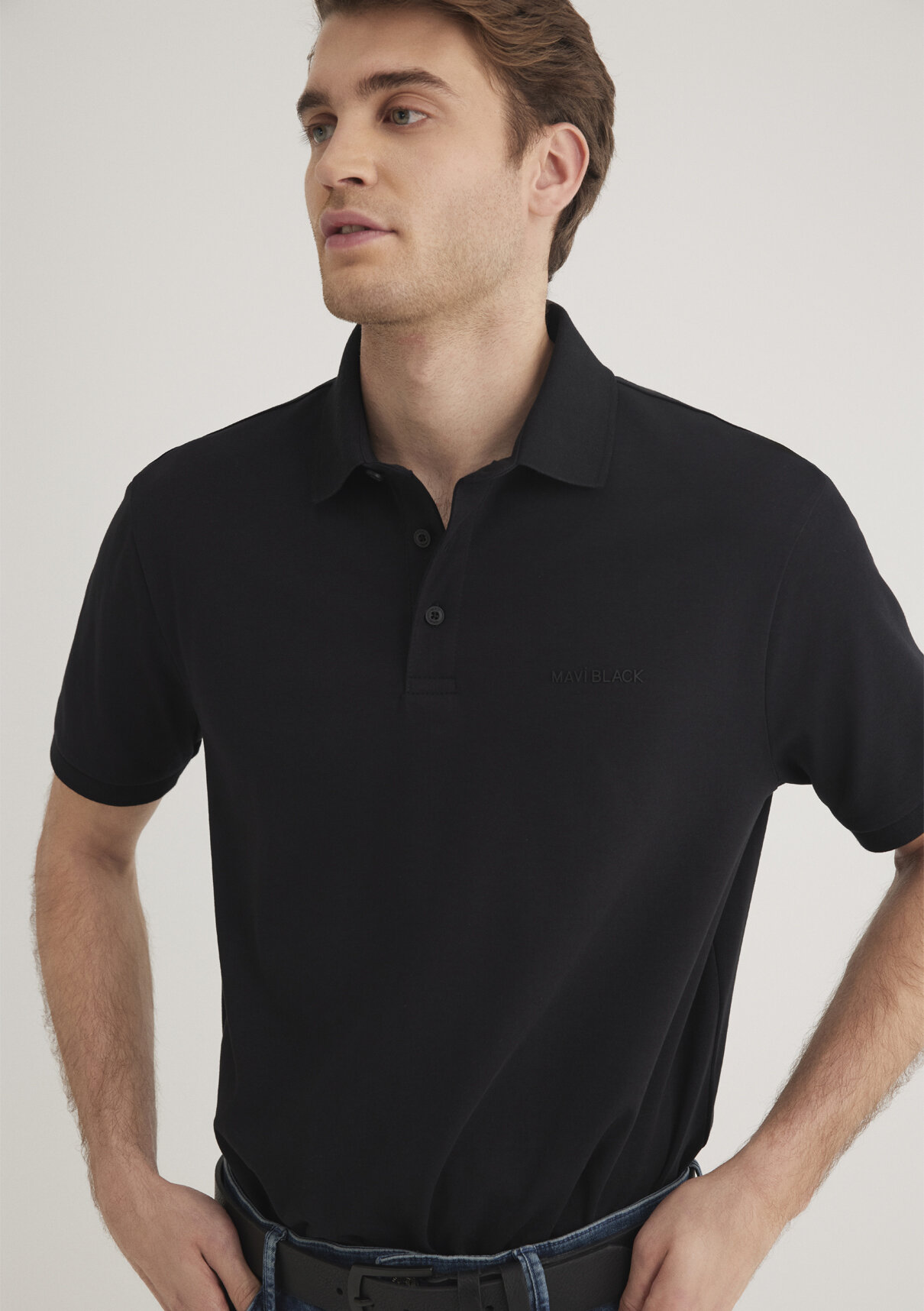 Mavi Black Siyah Polo Tişört