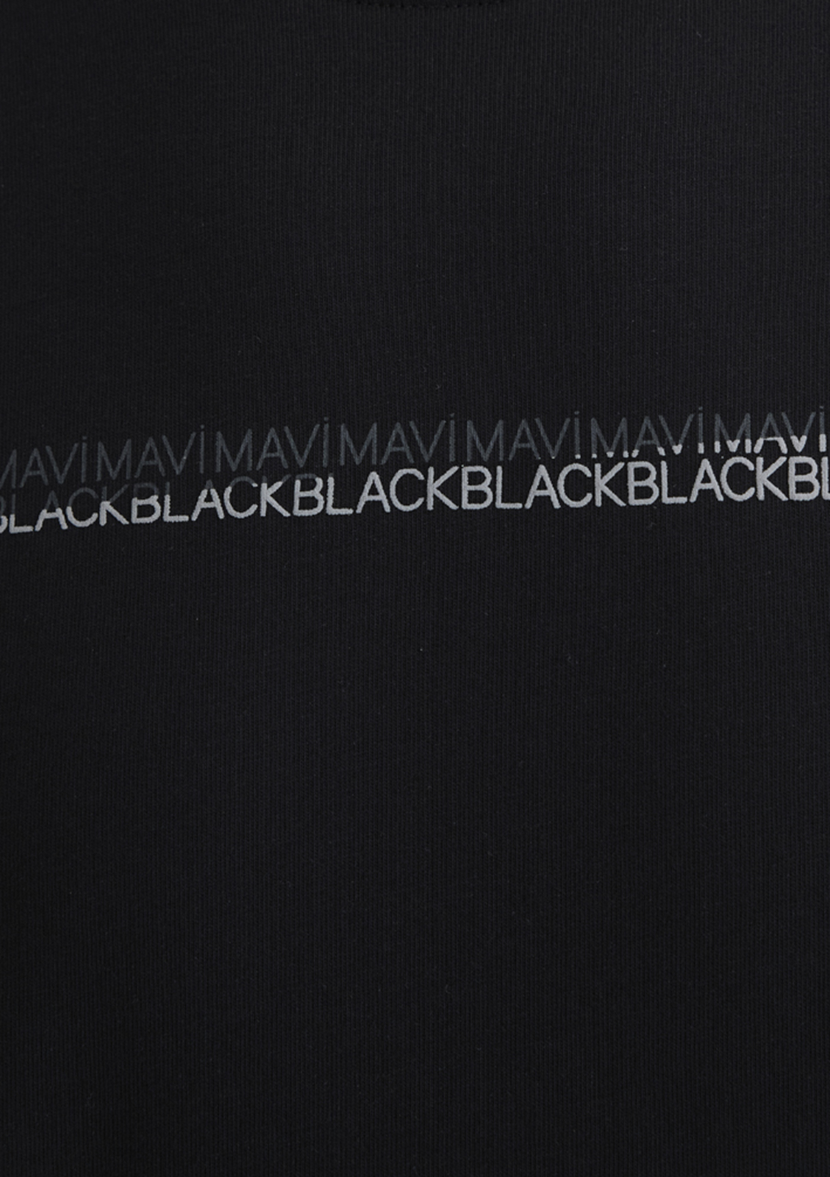 Mavi Black Baskılı Siyah Tişört görsel 7
