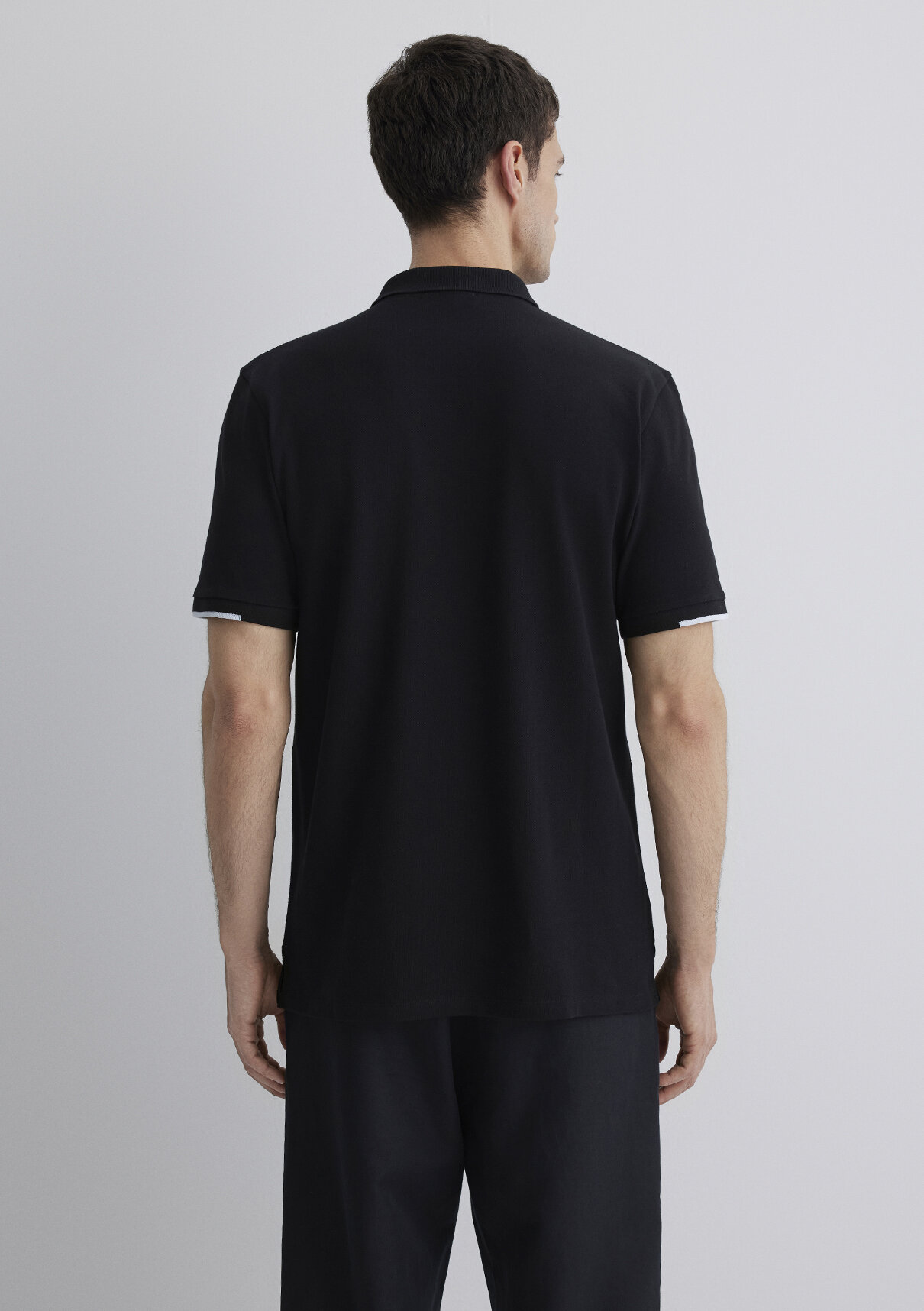 Mavi Şerit Detaylı Mavi Black Polo Tişört görsel 5