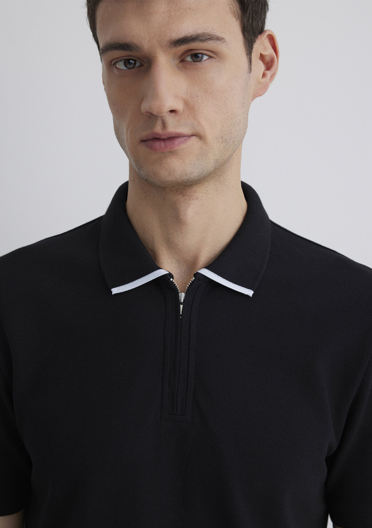 Mavi Şerit Detaylı Mavi Black Polo Tişört görsel 6