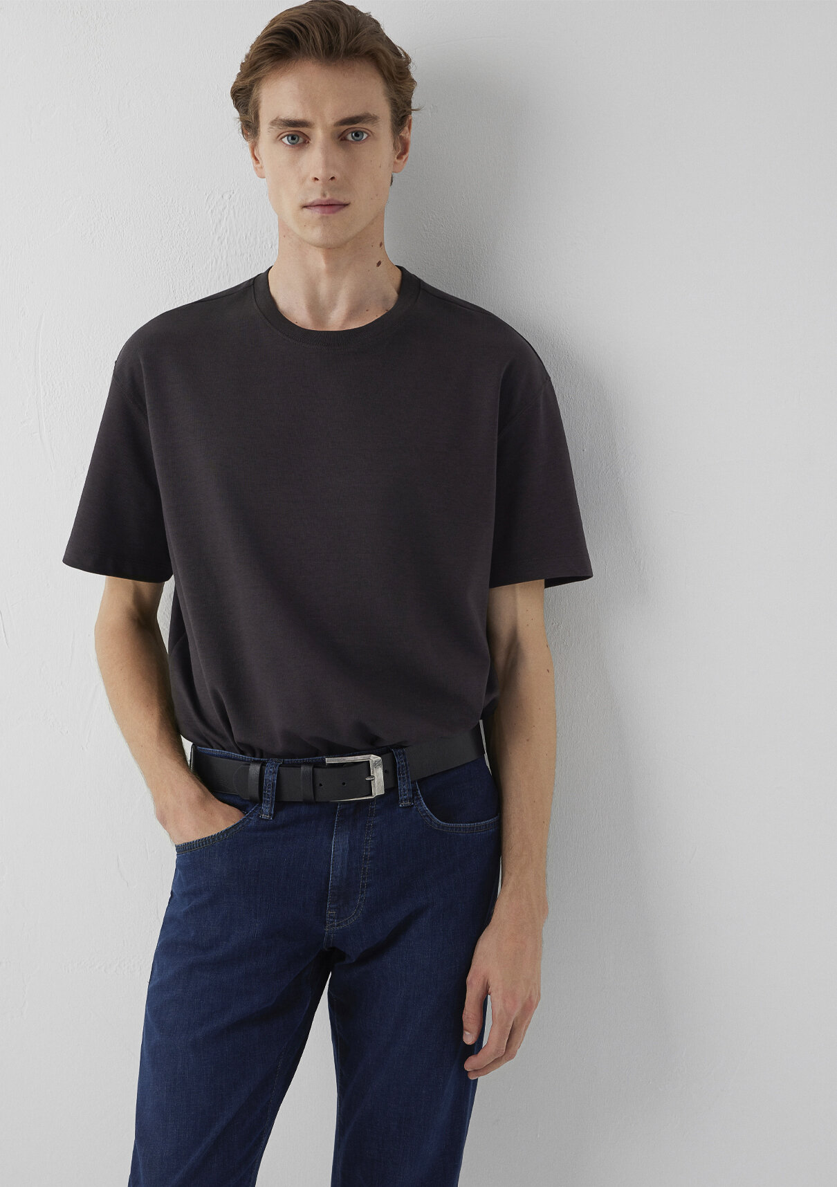 Mavi Black Kahverengi Basic Tişört