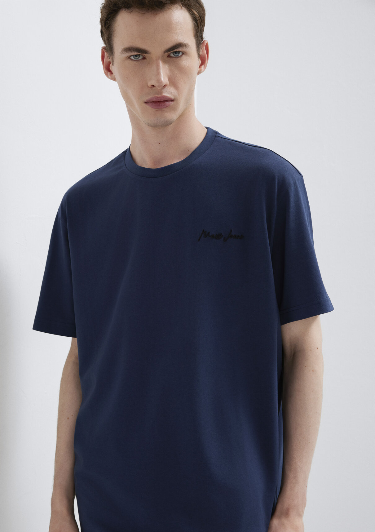 Mavi Jeans Baskılı Lacivert Tişört görsel 3