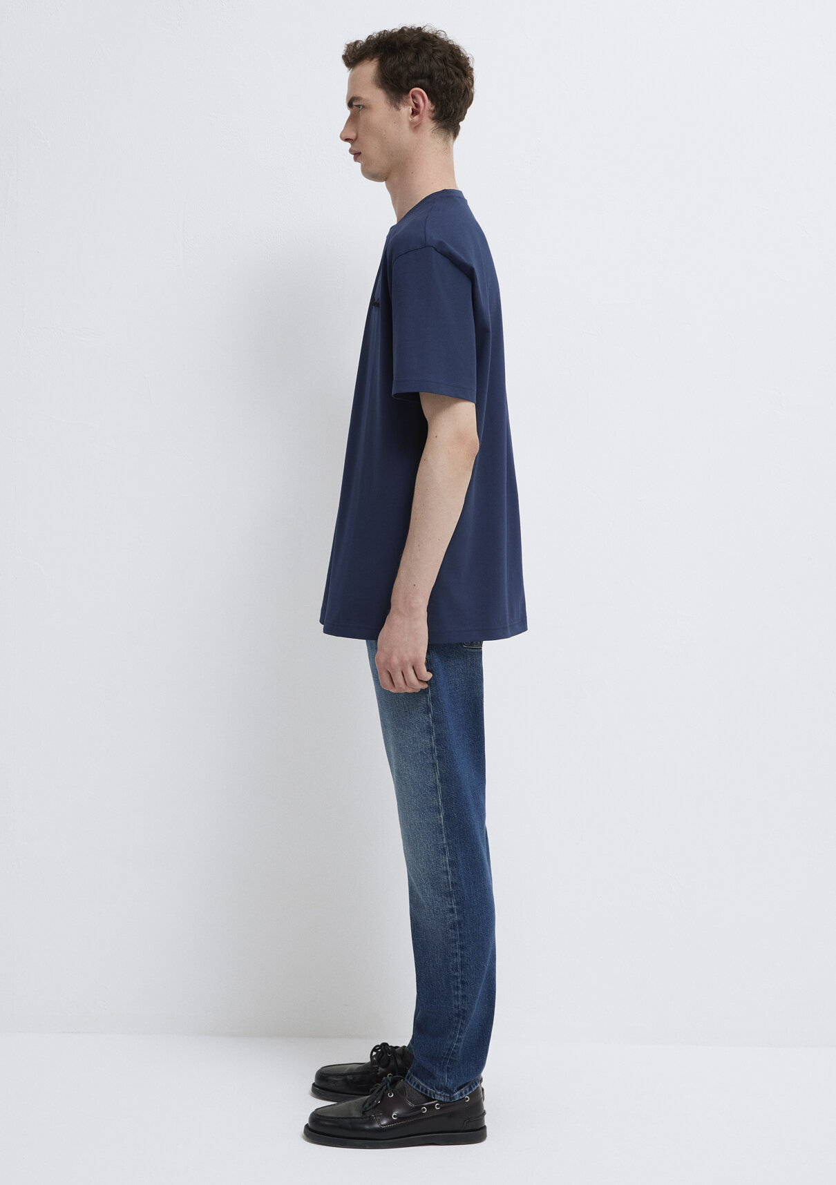 Mavi Jeans Baskılı Lacivert Tişört görsel 5