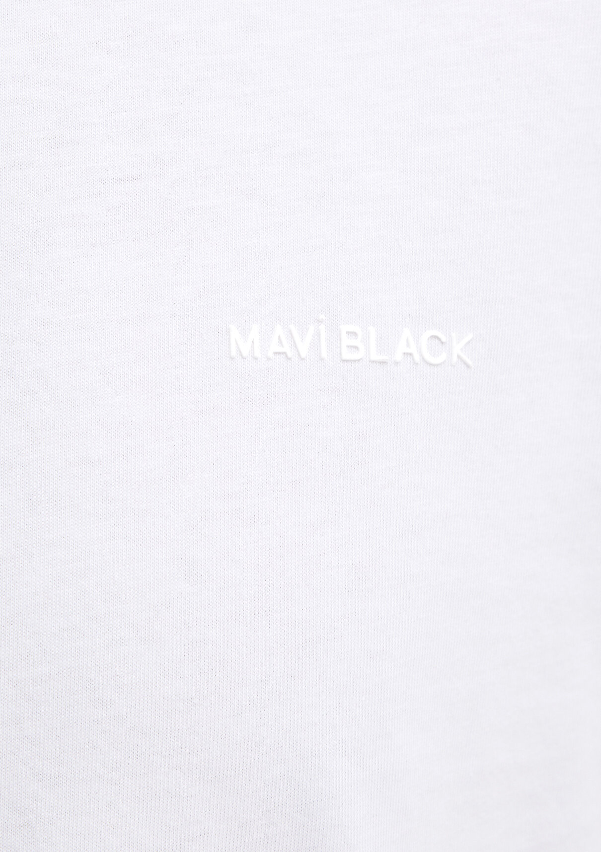 Mavi Black Beyaz Basic Tişört görsel 7