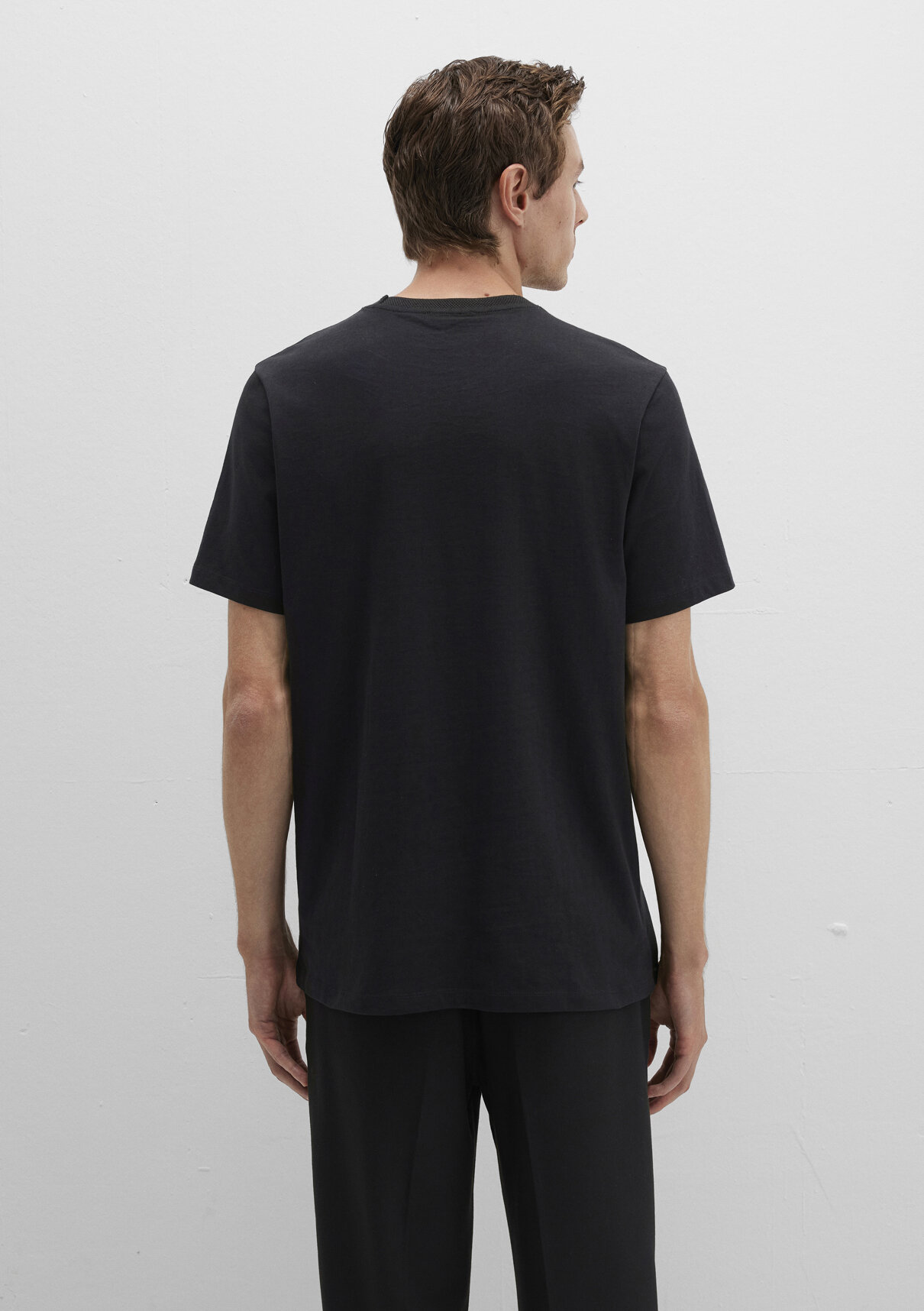 Mavi Black Siyah Basic Tişört görsel 5
