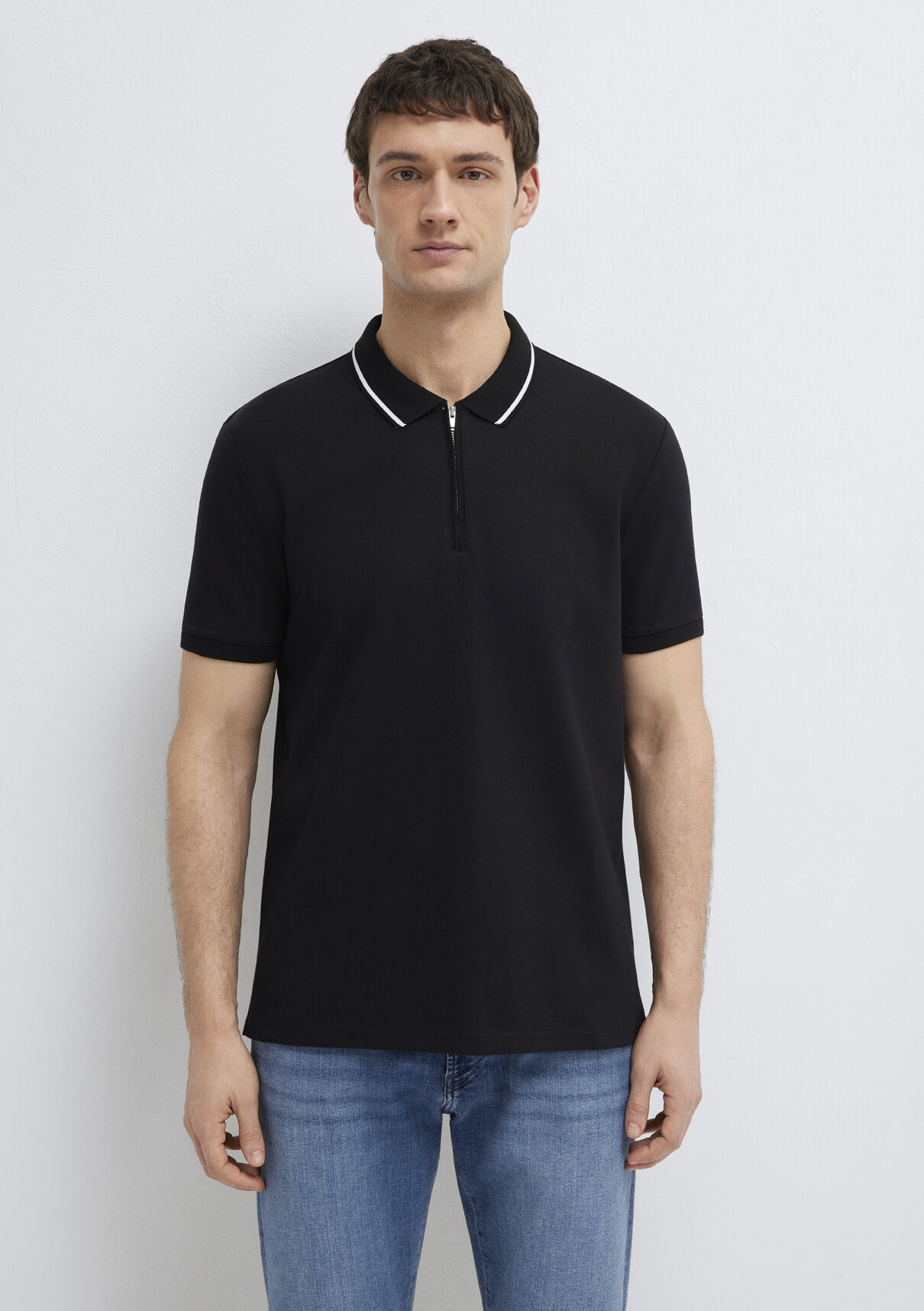 Mavi Soft-Premium Siyah Polo Tişört görsel 3