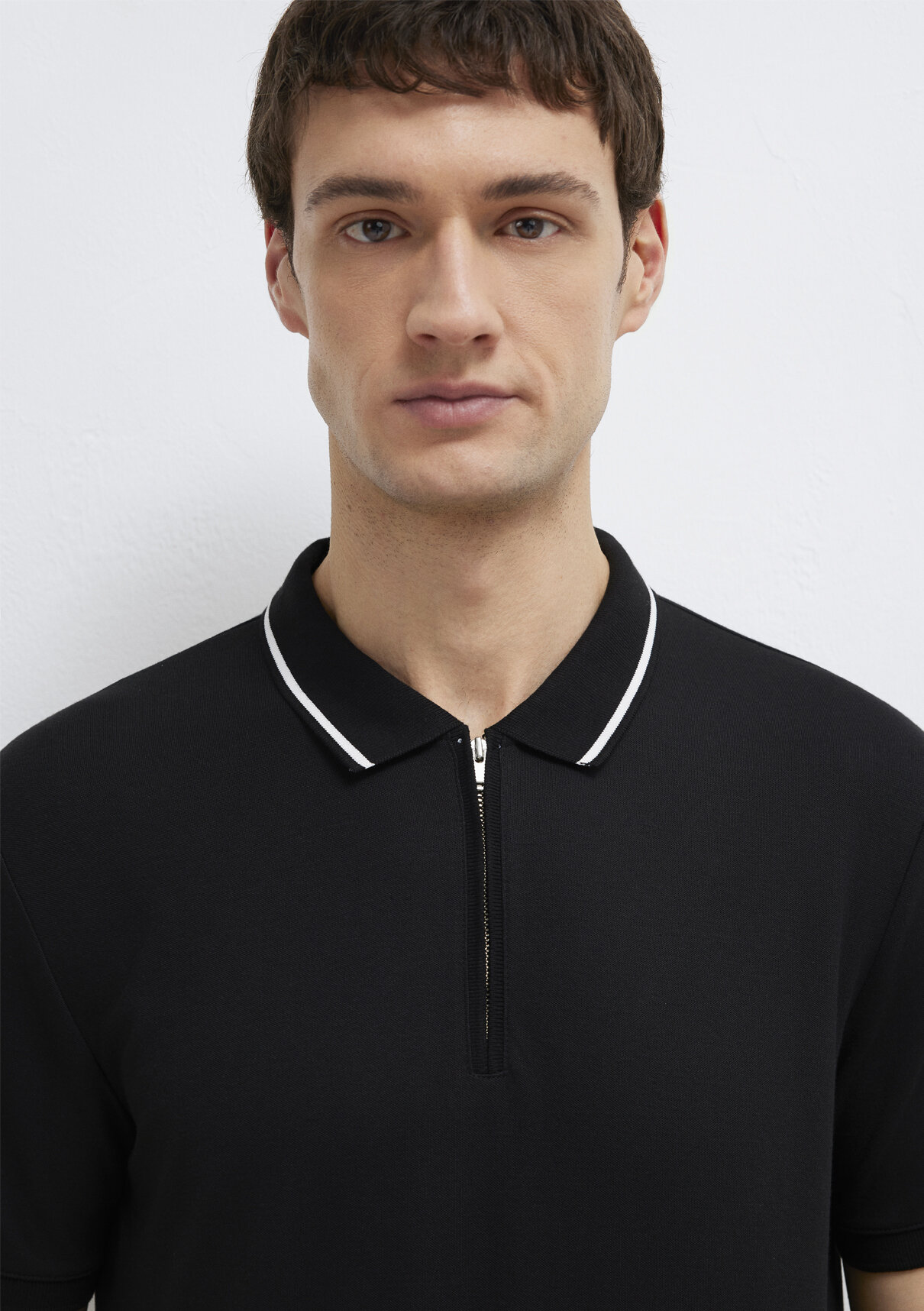 Mavi Soft-Premium Siyah Polo Tişört görsel 6