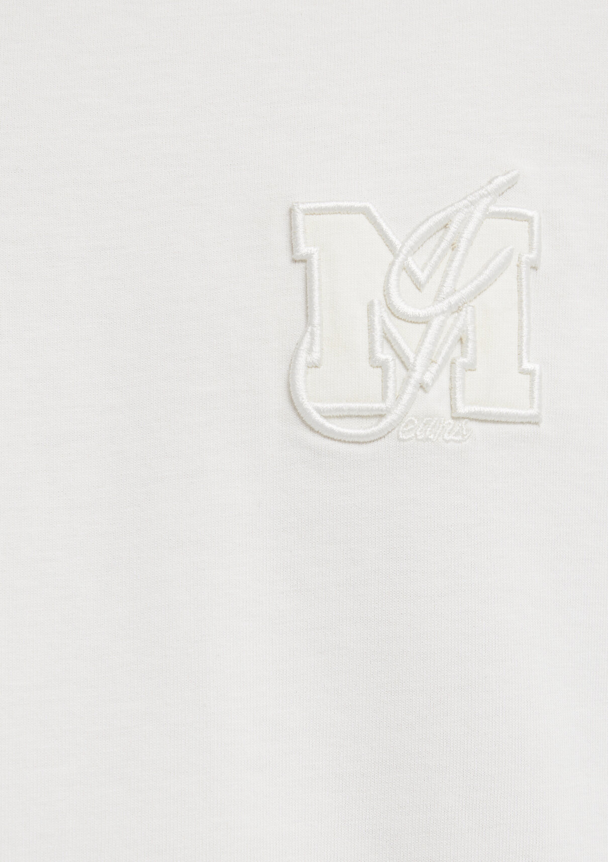 Mavi MJ Logo Detaylı Ekru Tişört görsel 7