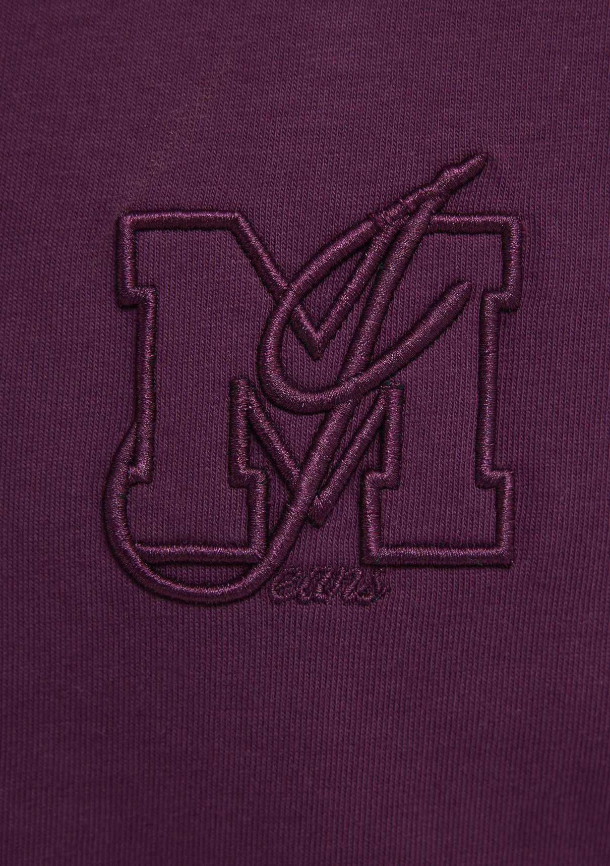 Mavi MJ Logo Detaylı Mor Tişört görsel 7