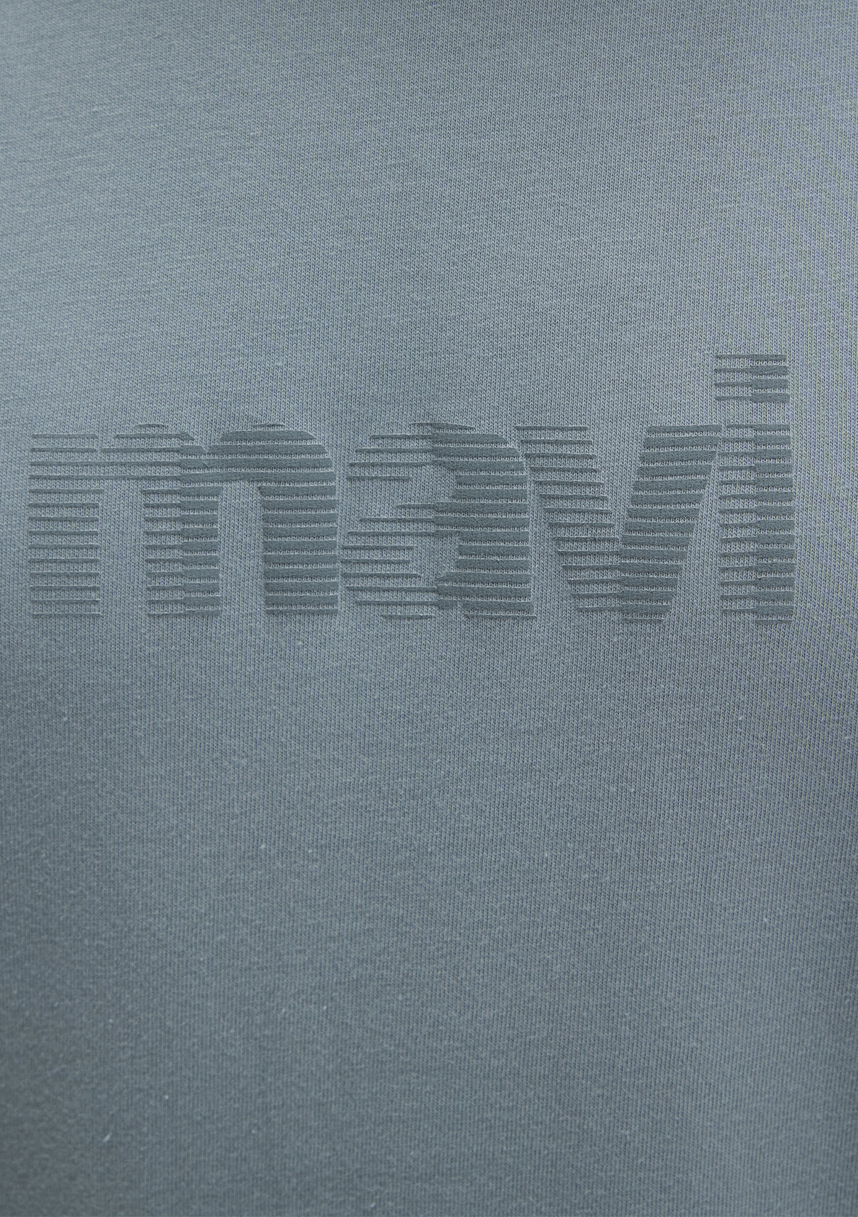 Mavi Logo Baskılı Mavi Tişört görsel 7