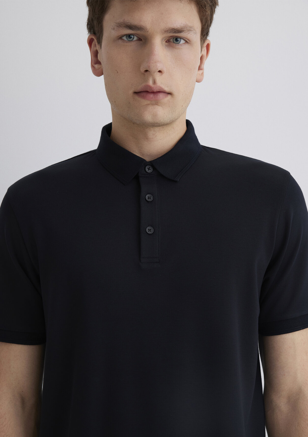 Mavi Soft-Premium Siyah Polo Tişört görsel 5
