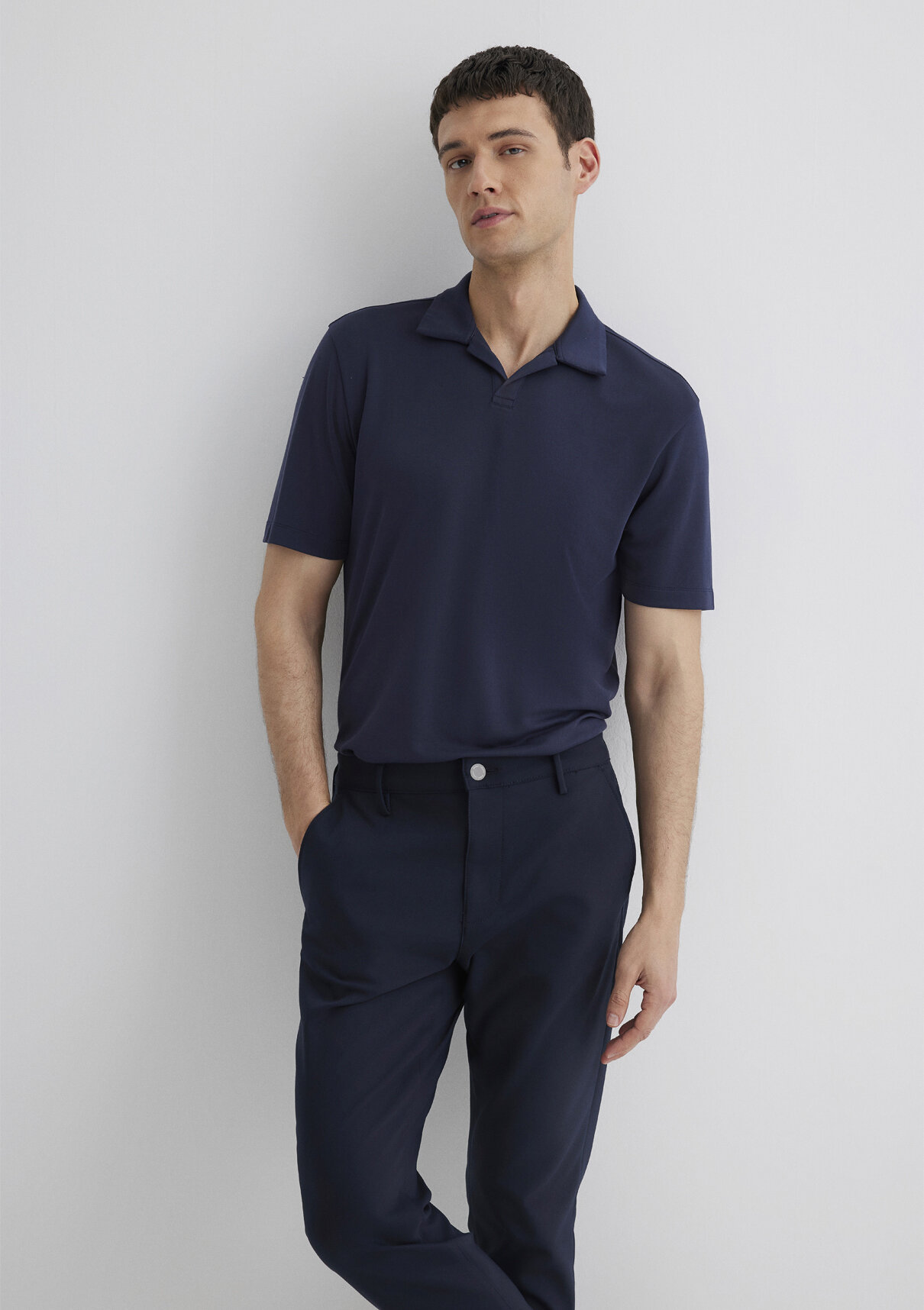 Mavi Soft-Premium Lacivert (TENCEL™) Modal Karışımlı Polo Tişört görsel 2