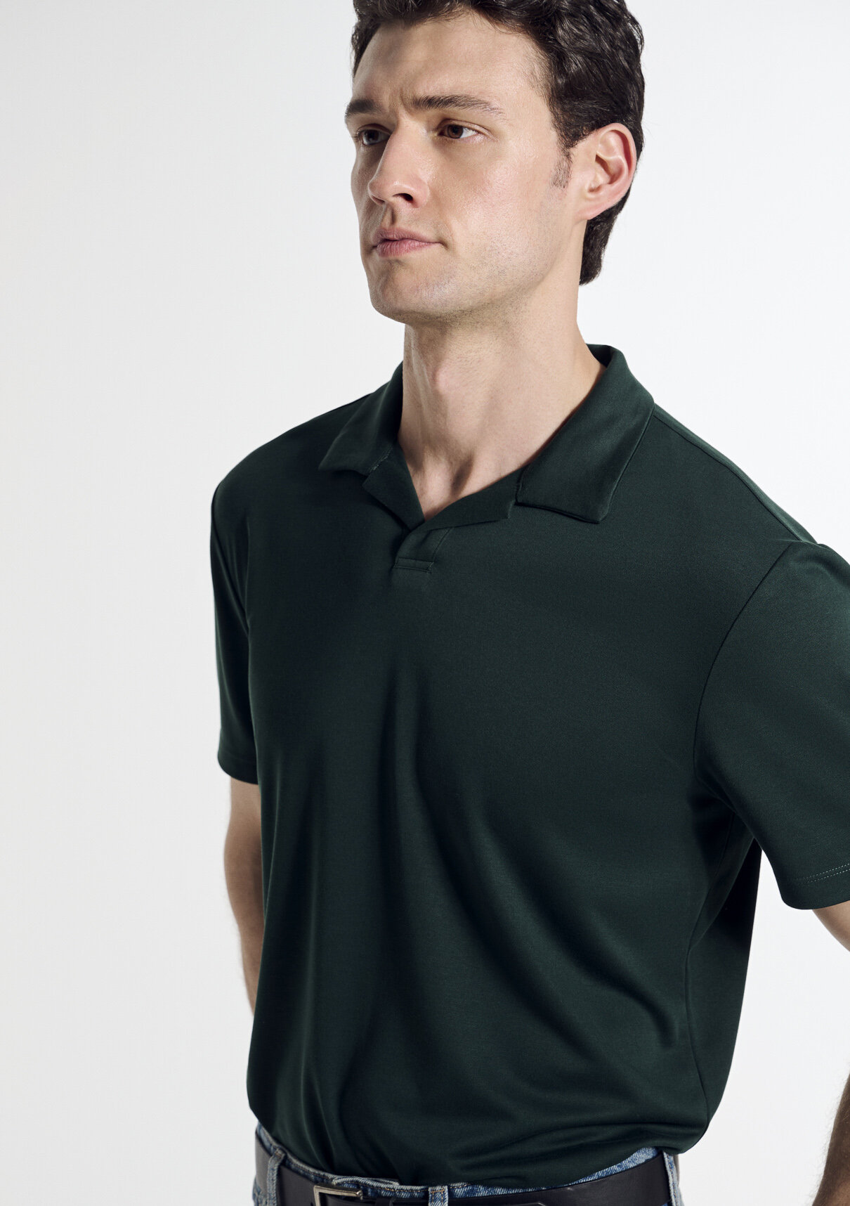 Mavi Soft-Premium Yeşil (TENCEL™) Modal Karışımlı Polo Tişört görsel 3