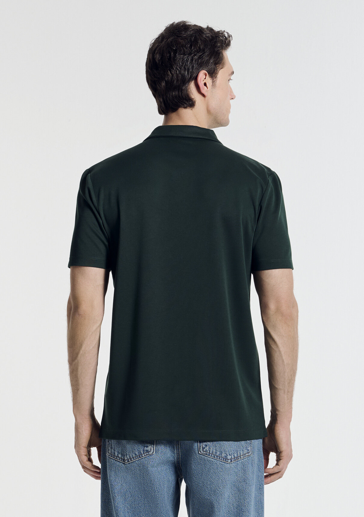 Mavi Soft-Premium Yeşil (TENCEL™) Modal Karışımlı Polo Tişört görsel 5