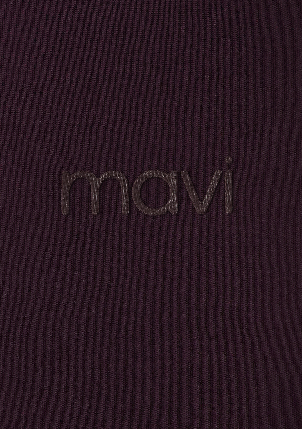 Mavi Logo Baskılı Bordo Basic İnterlok Tişört görsel 8