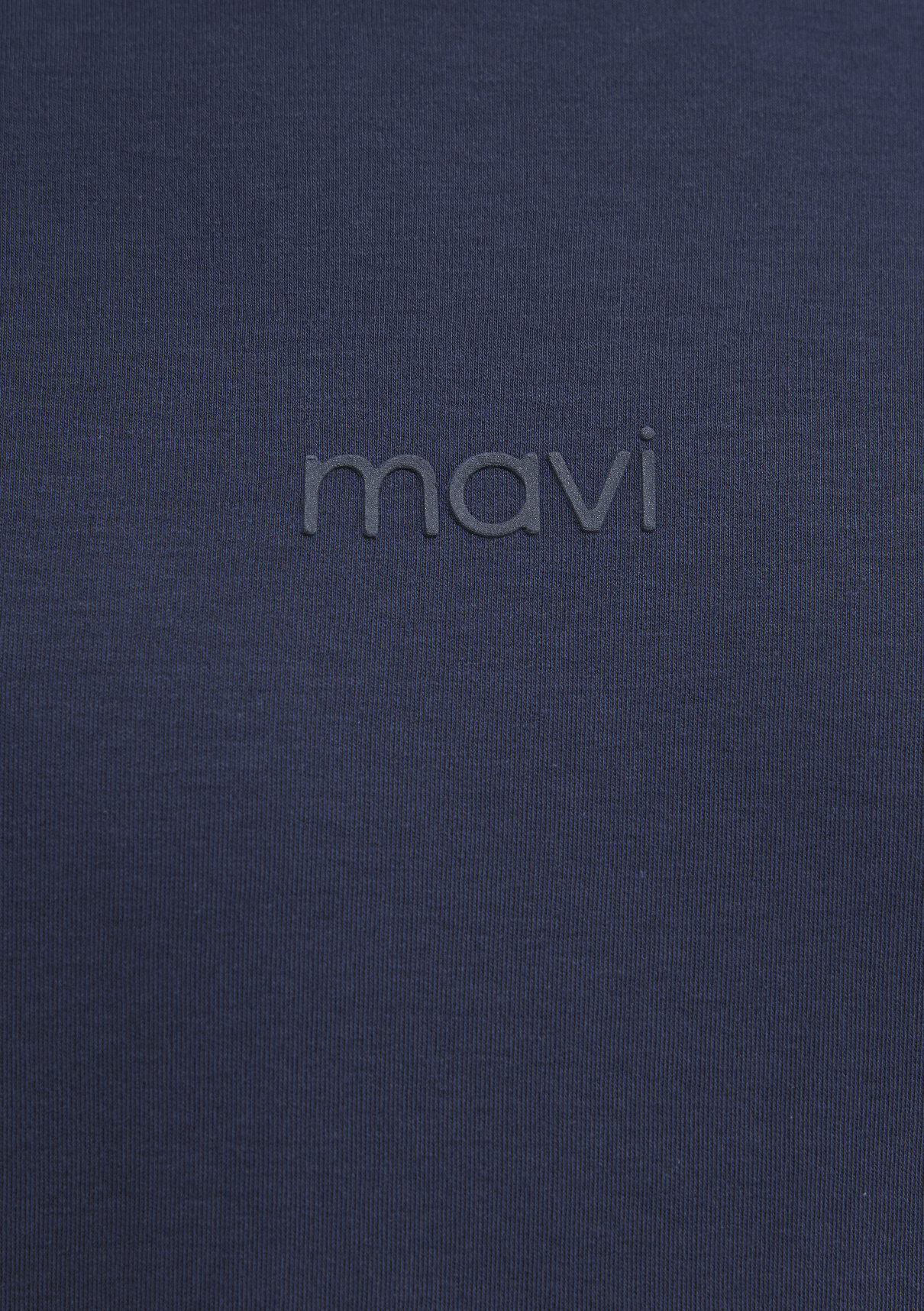 Mavi Logo Baskılı Lacivert Basic İnterlok Tişört görsel 7