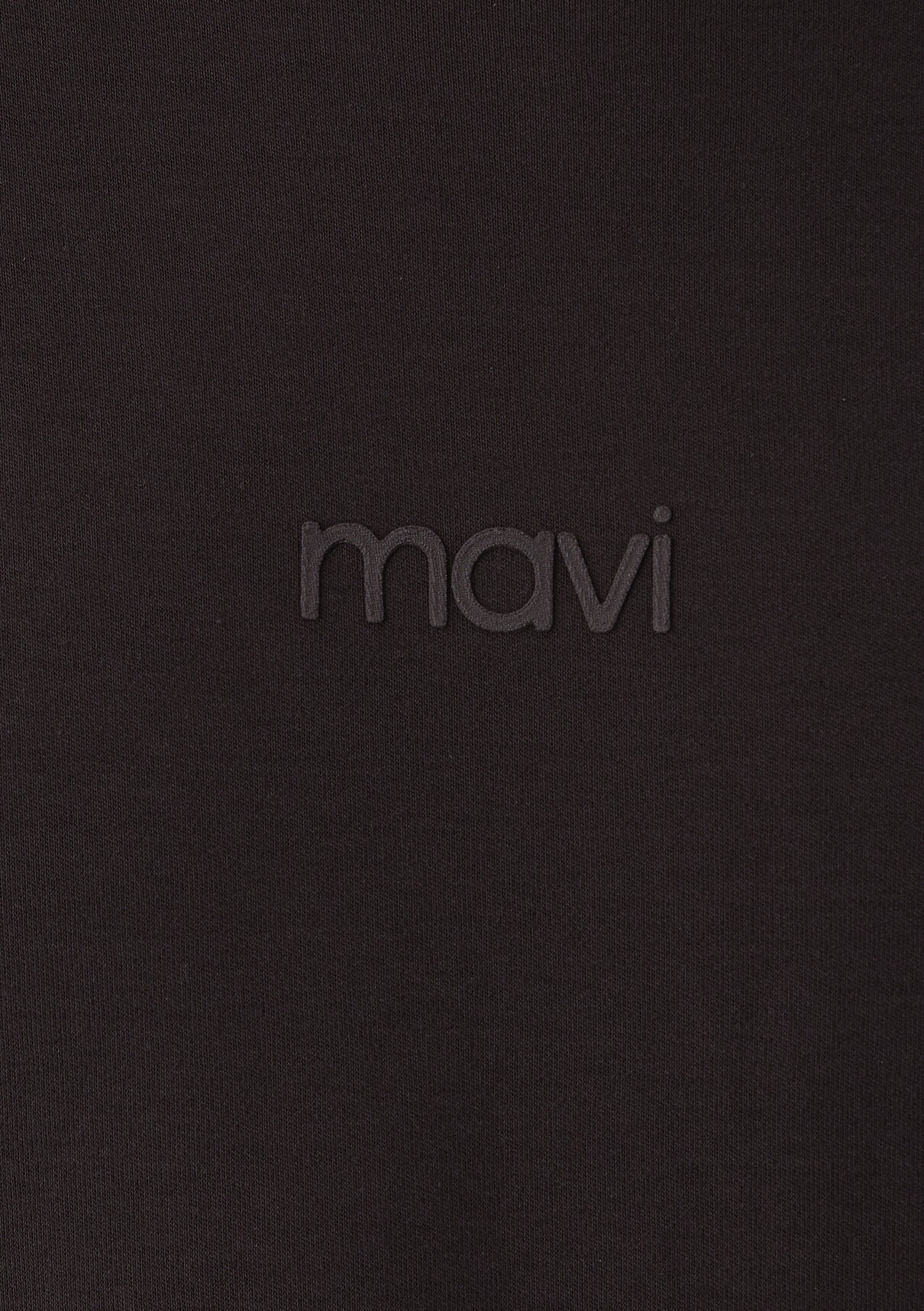 Mavi Logo Baskılı Kahverengi Basic İnterlok Tişört görsel 7