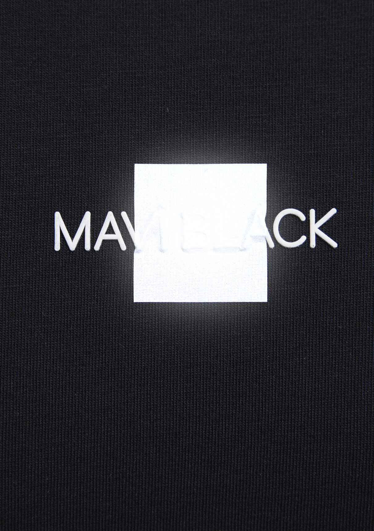Mavi Black Reflektörlü Siyah Tişört görsel 8
