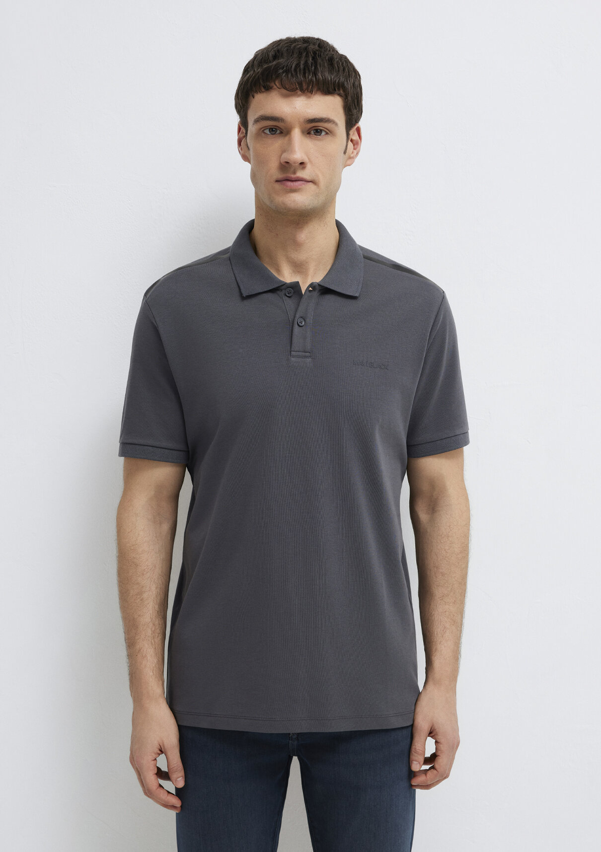 Mavi Black Antrasit Polo Tişört görsel 3