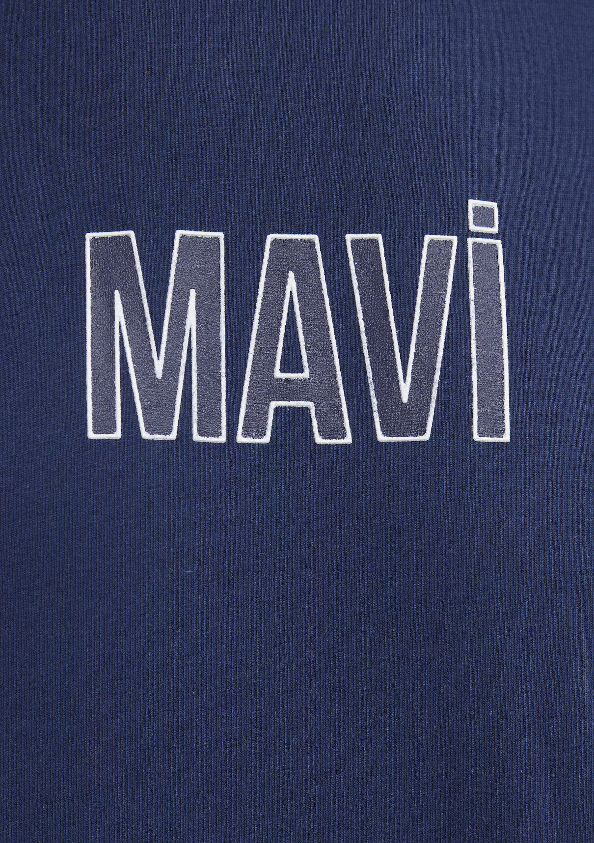 Mavi Logo Baskılı Lacivert Tişört görsel 7