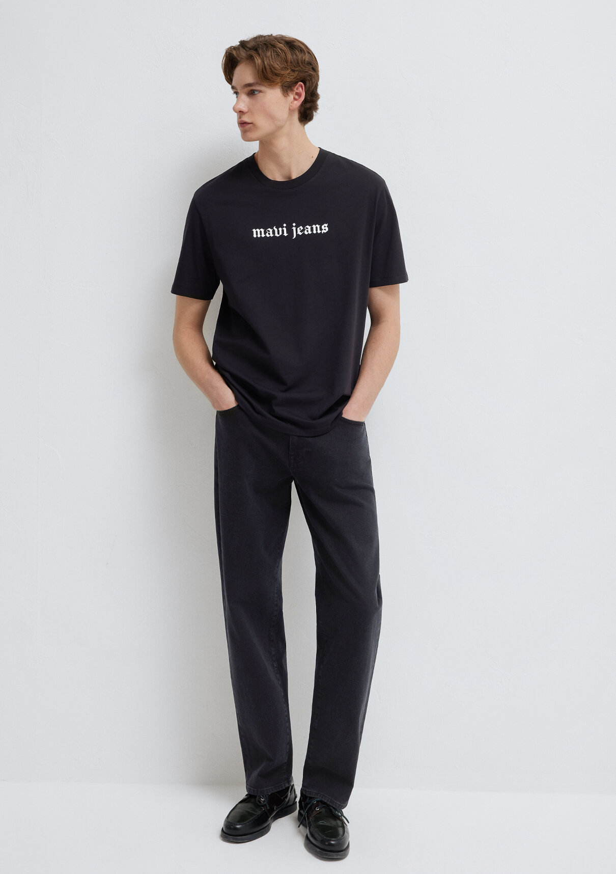 Mavi Jeans Baskılı Siyah Tişört görsel 2