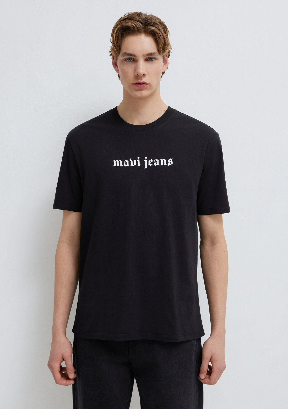Mavi Jeans Baskılı Siyah Tişört görsel 5