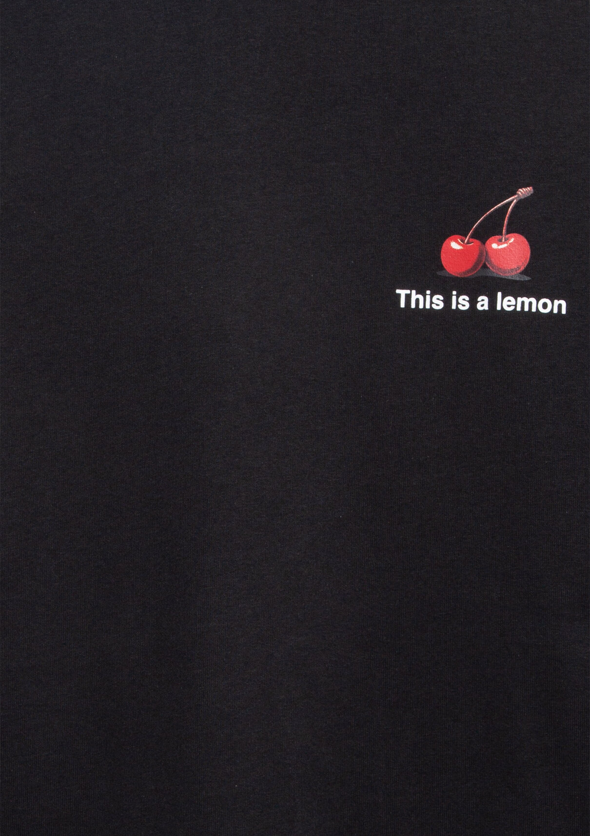 Mavi This Is A Lemon Sırt Baskılı Siyah Tişört görsel 8