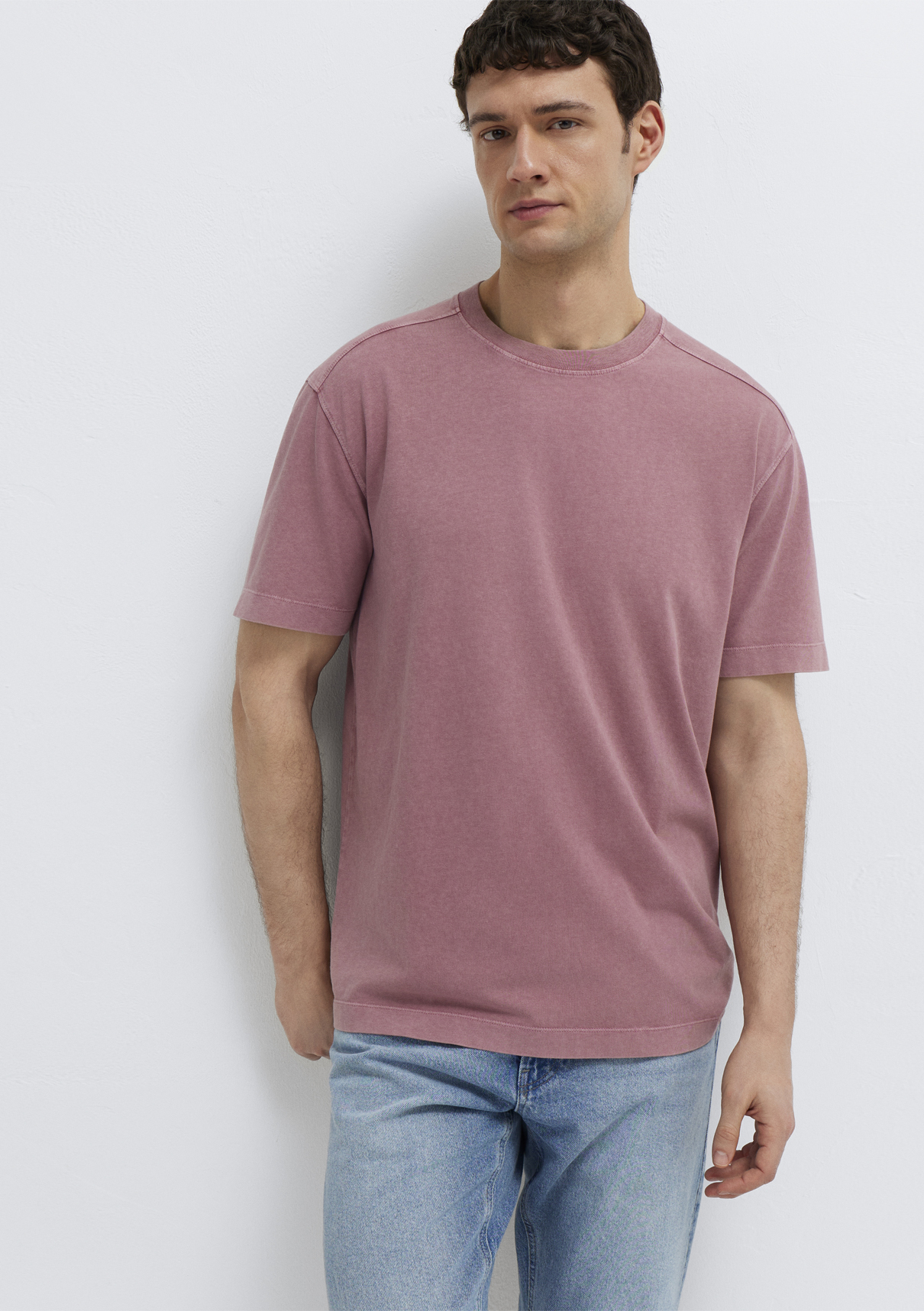 Mavi Pembe Basic Tişört